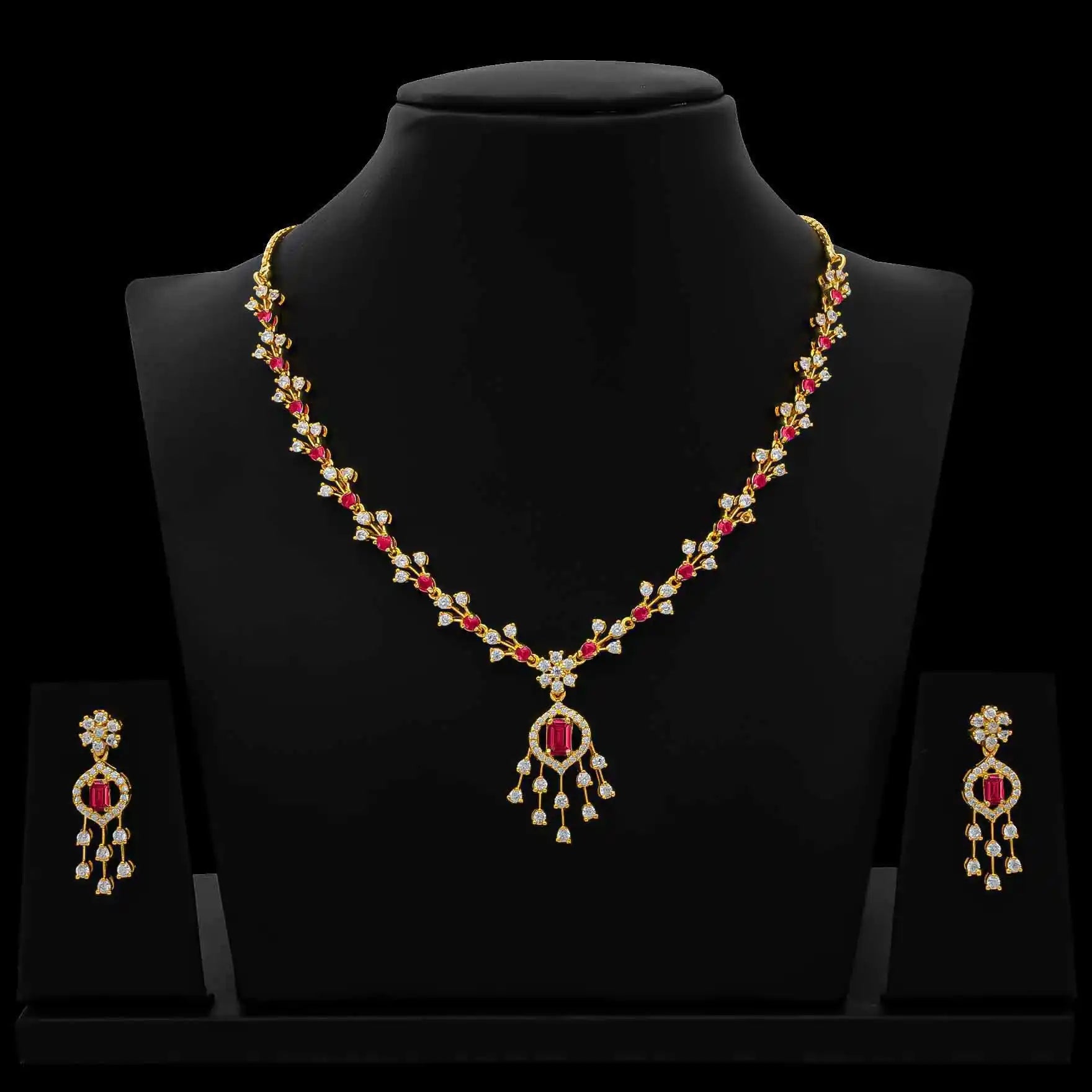 Long Stone Necklace Sets