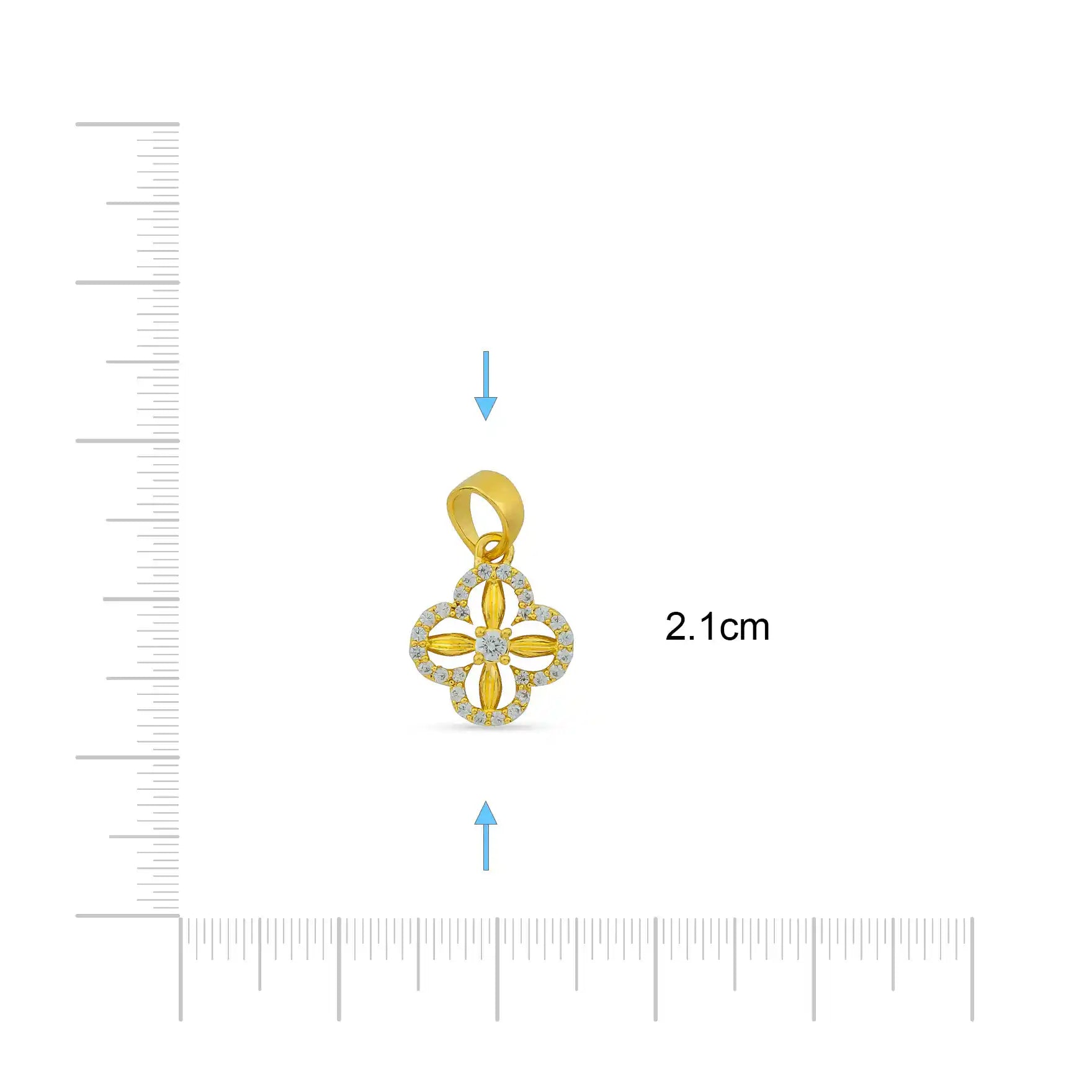 GOLD PENDANT PSLT251W-09