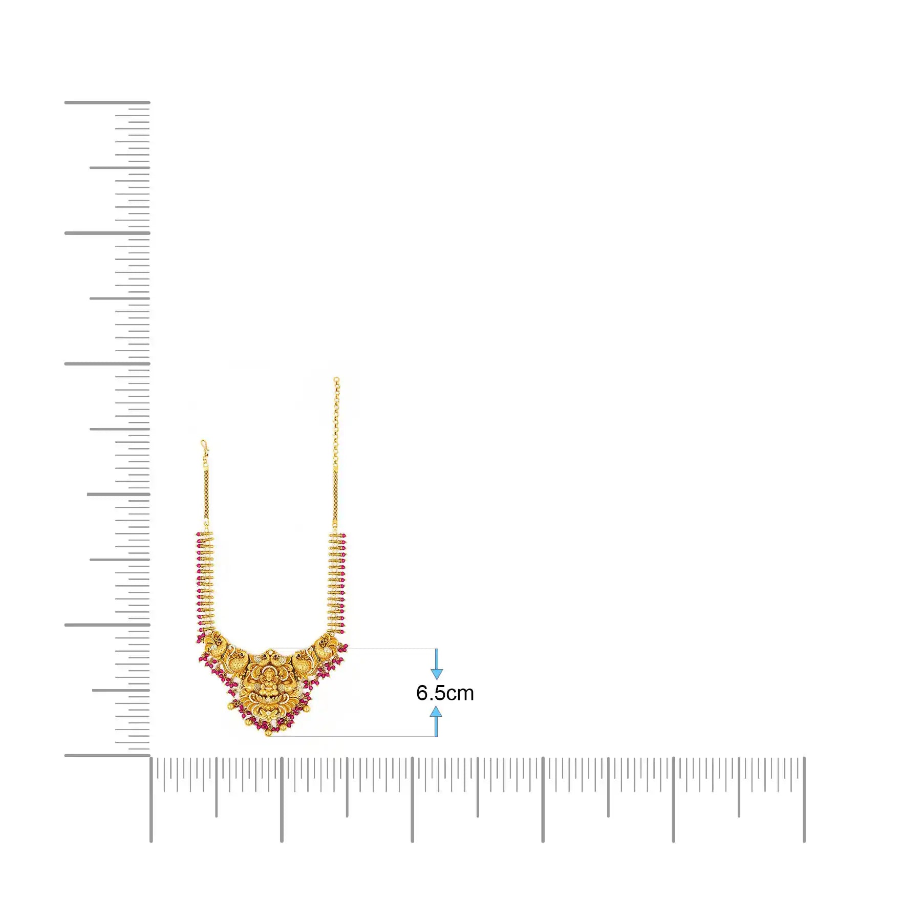 SRESHTA COLLECTION GERU NECKLACE WITH EARRING PSGRHSTSR2WR-053, PSGRNSSR3WR-0031