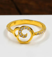 Golden Stone Ring PSR199W-12-021