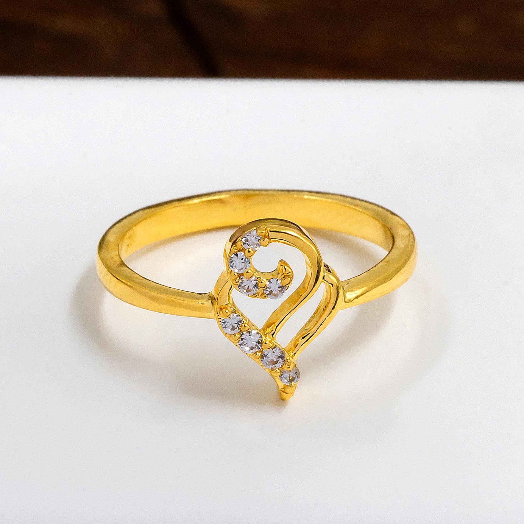 Golden Stone Ring PSR204W-9-021