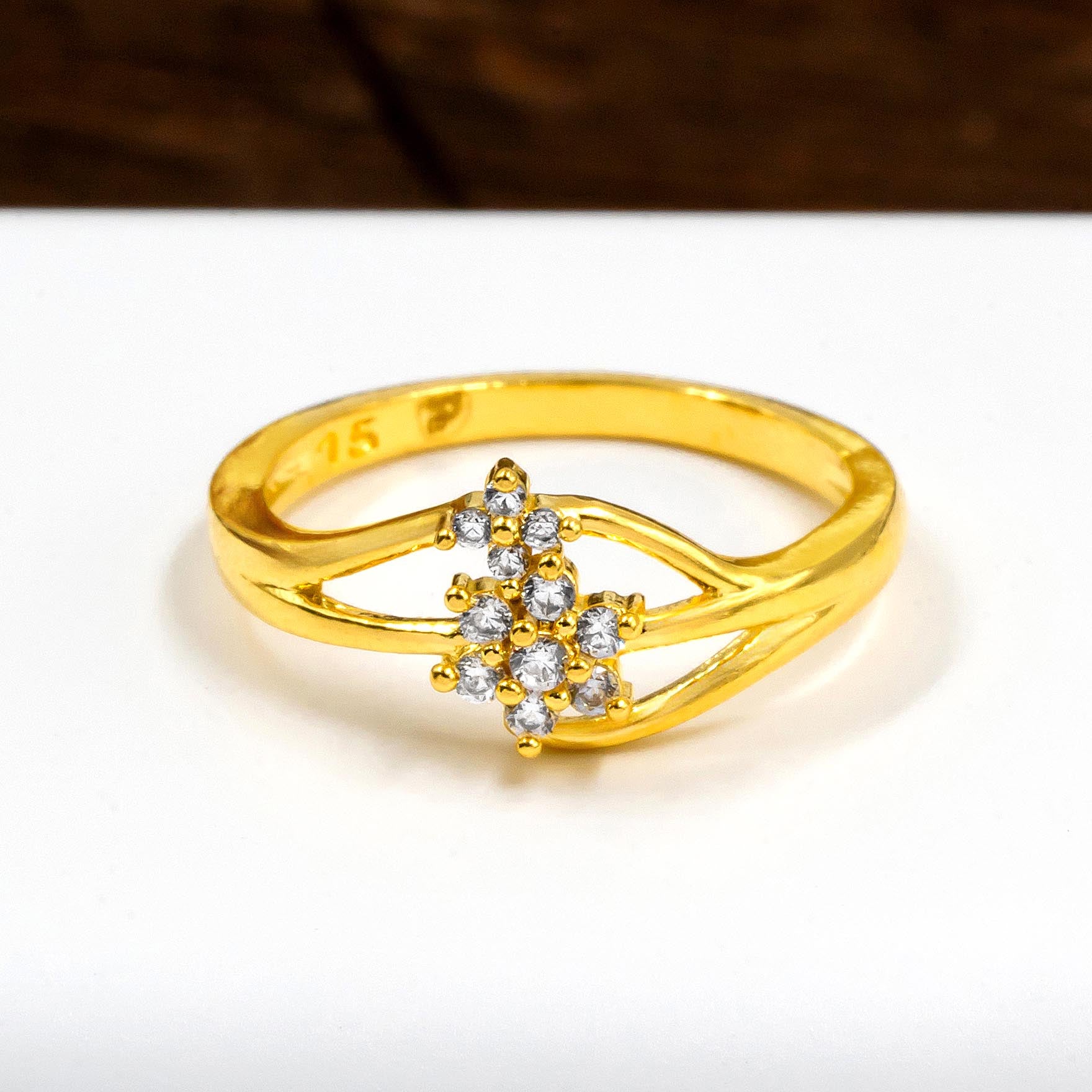 Golden Stone Ring PSR9W-13-041