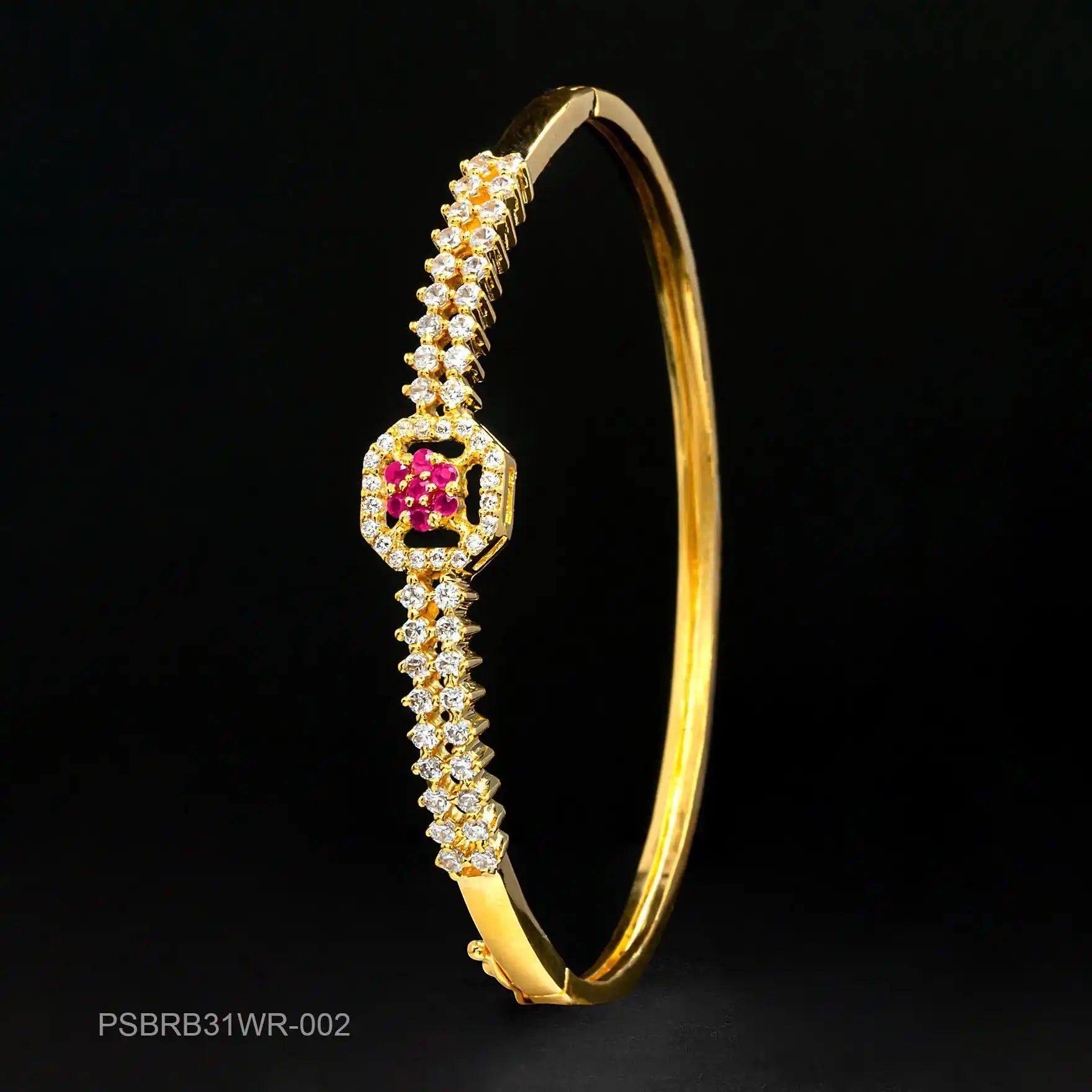 Stone Bracelet Bangle PSBRB31WR-002