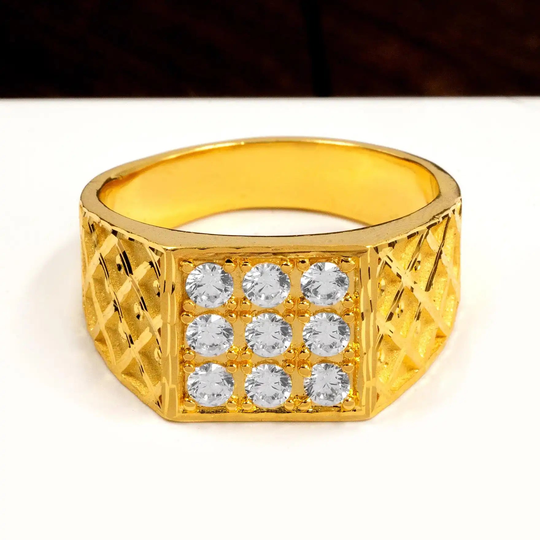 Gents Stone Ring PSGR5W-003