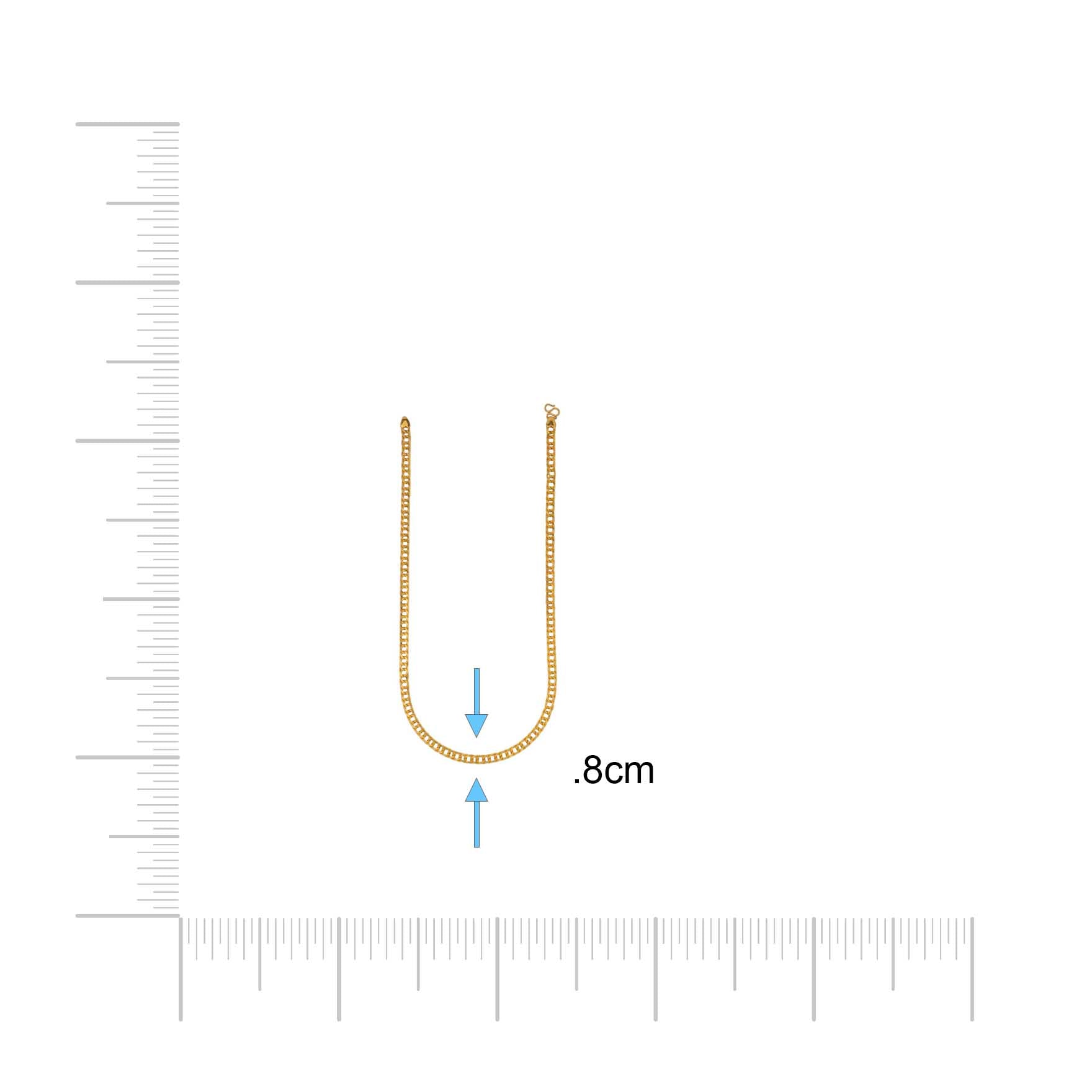 Hand crafted chain PCX12-009