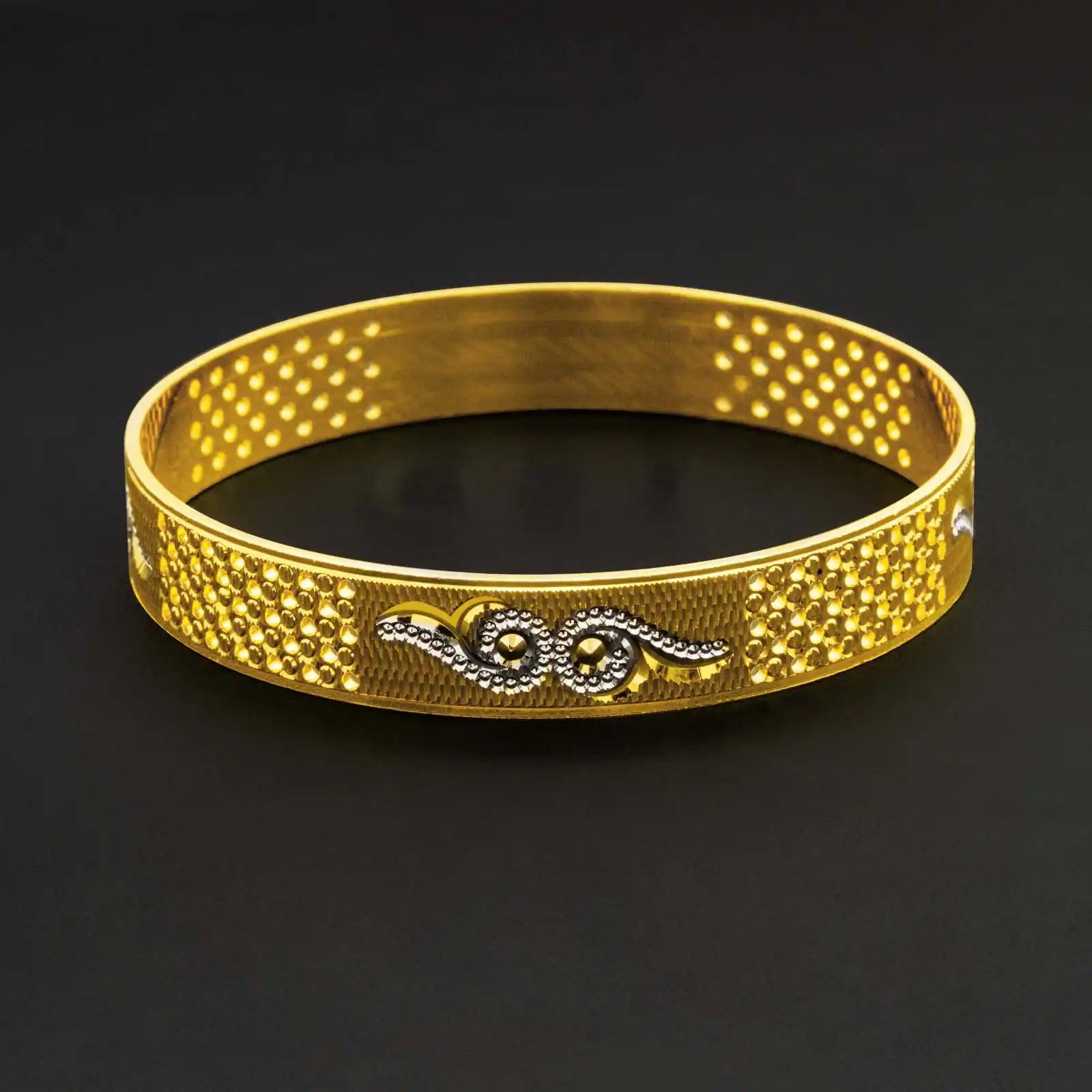 RHODIUM BANGLE PRGB39-062