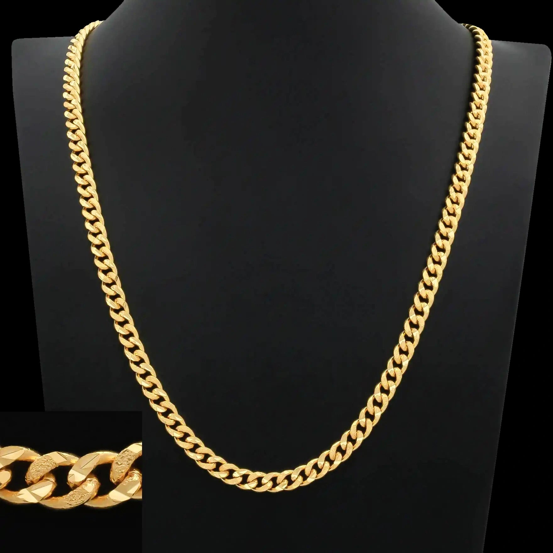 Curb Slim Link Chain Gold Layered