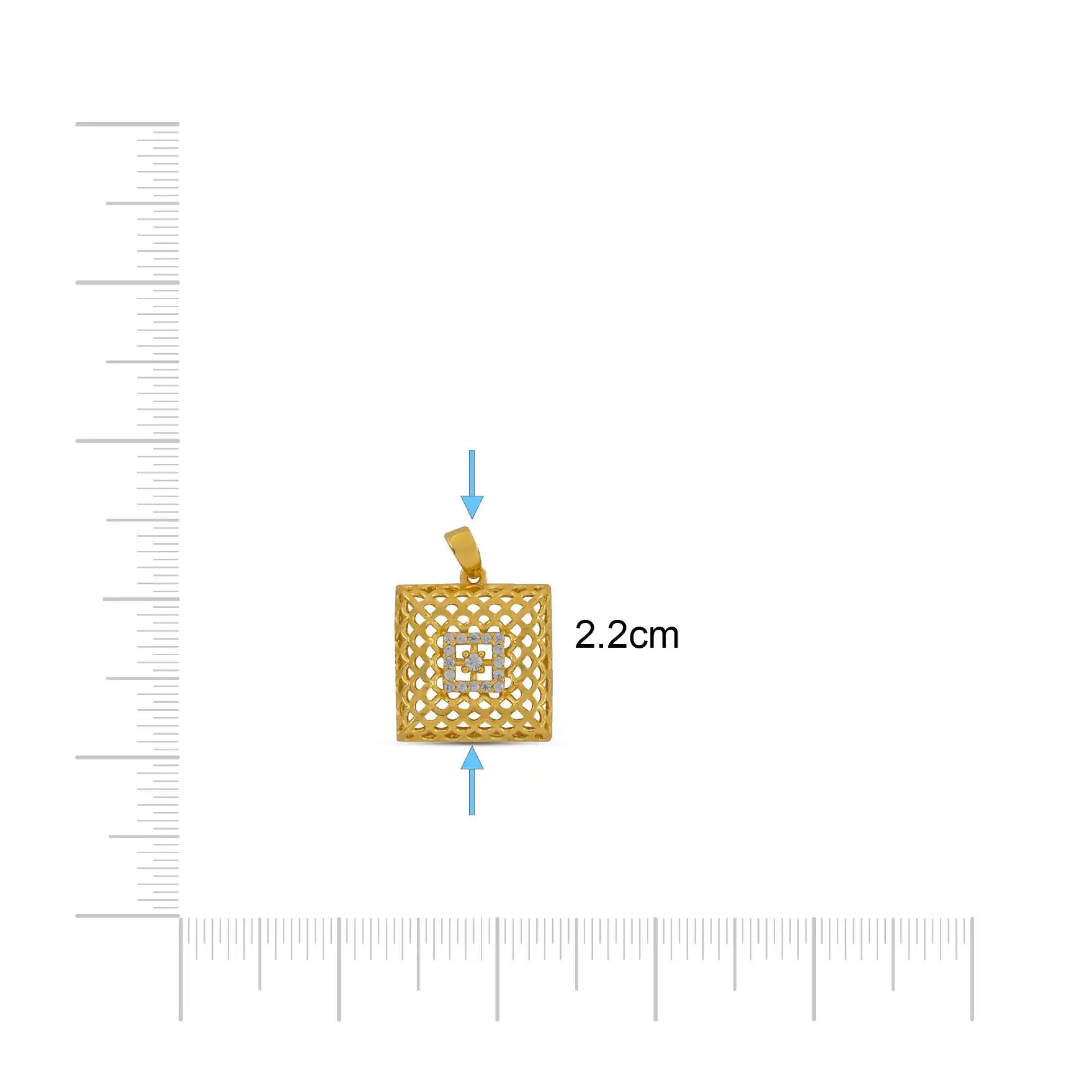 GOLD PENDANT PSLT42W-011