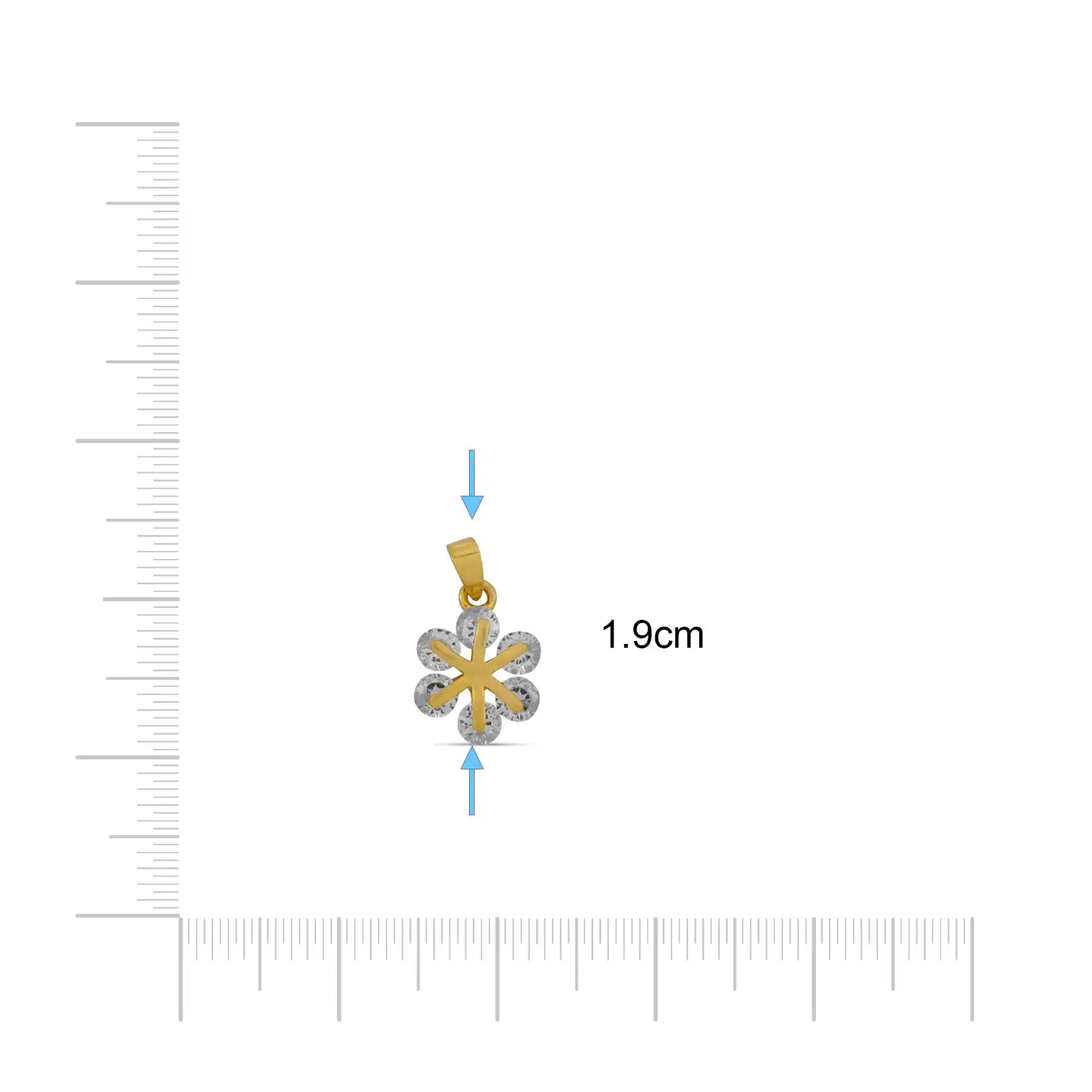 GOLD PENDANT PSLT296W-09