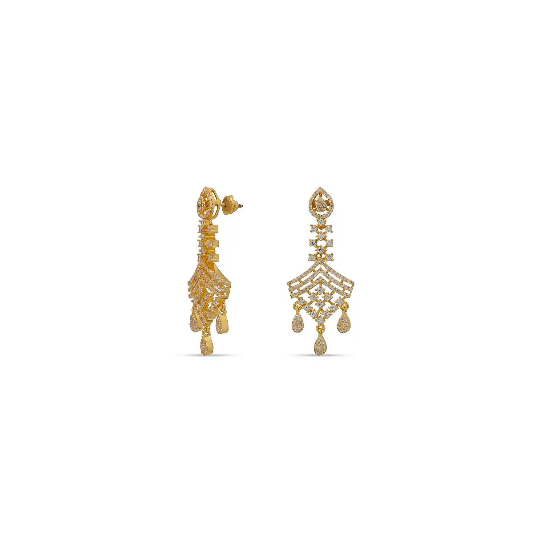 Premiun Stone Necklace with Stud PMSNS27W-0021, PMSHST53W-023
