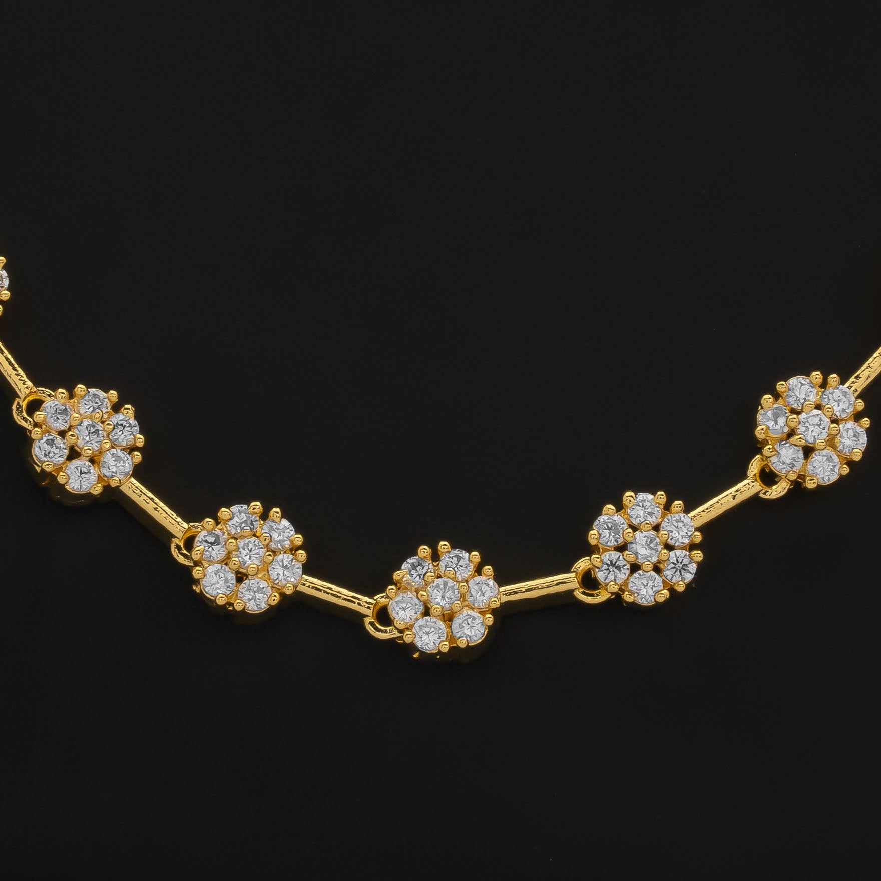 STONE NECKLACE LONG WITH GOLDEN STUD PSNS108W-035, PSHST267W-041
