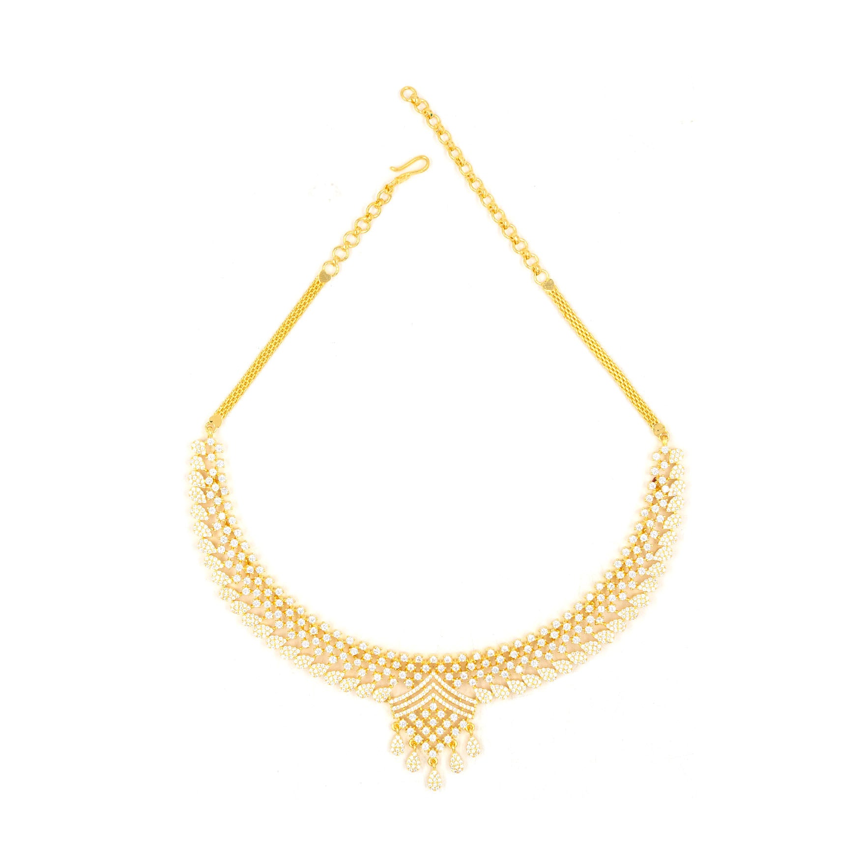 Premiun Stone Necklace with Stud PMSNS27W-0021, PMSHST53W-023