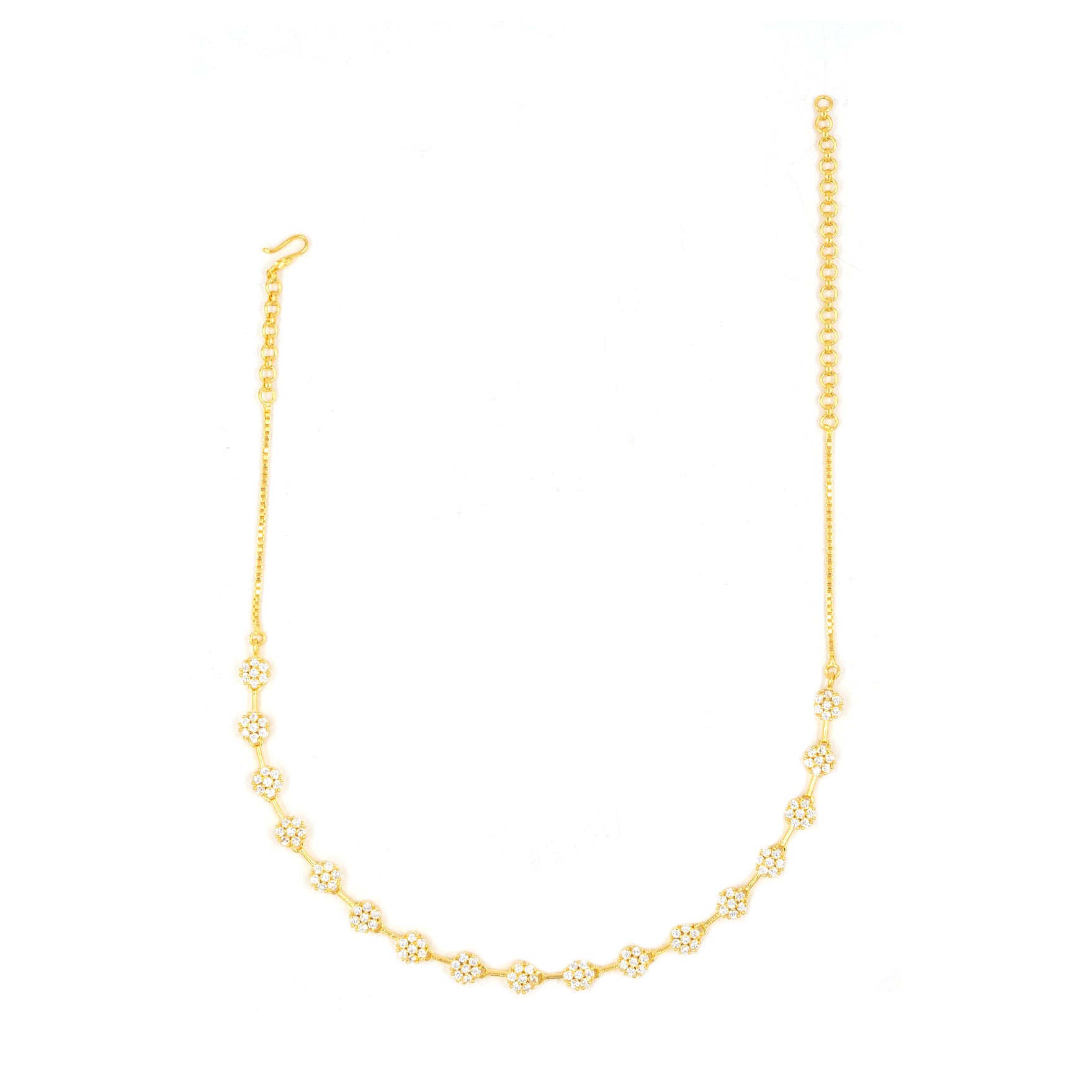 STONE NECKLACE LONG WITH GOLDEN STUD PSNS108W-035, PSHST267W-041