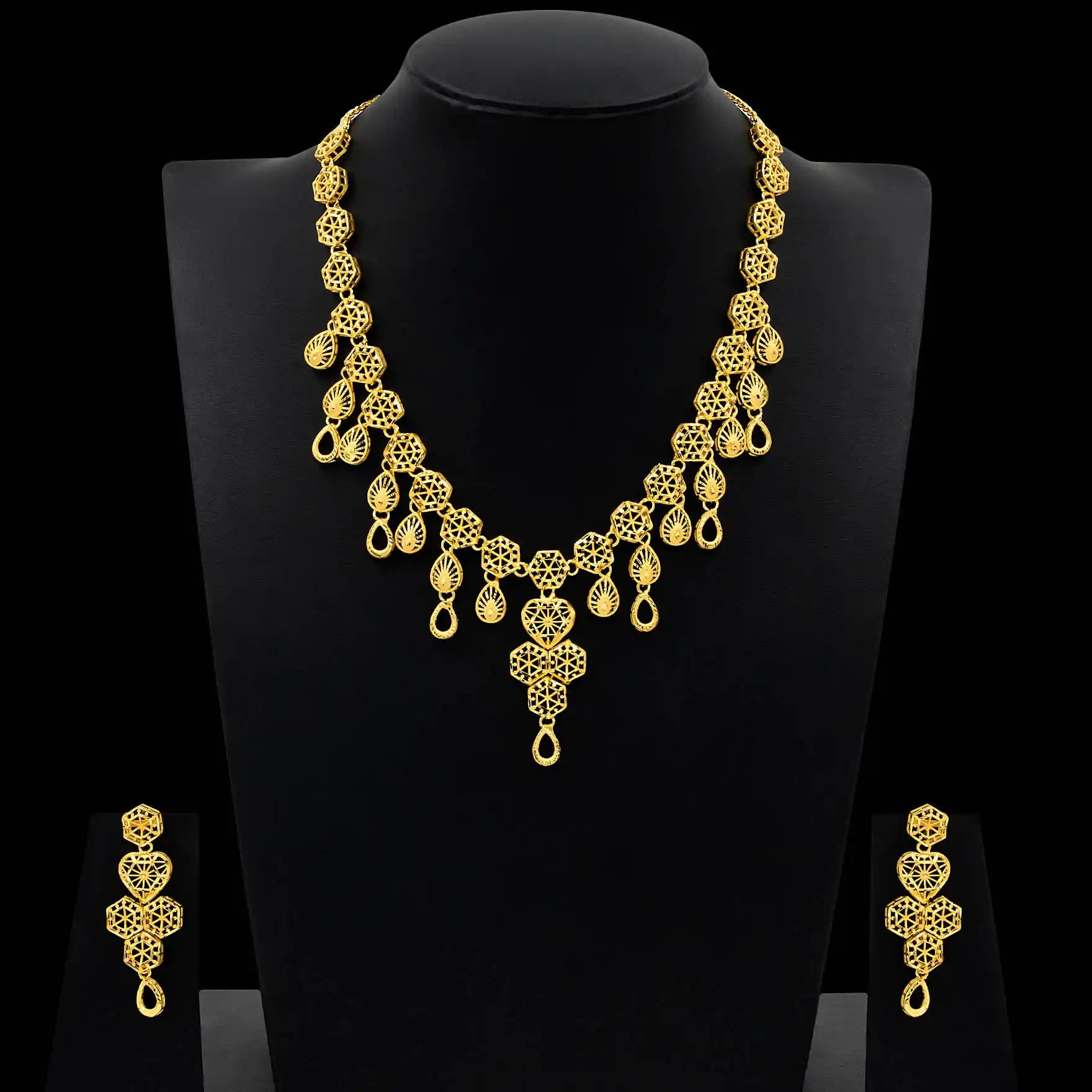 Golden Necklace PGNS32-035, PGHST113-041