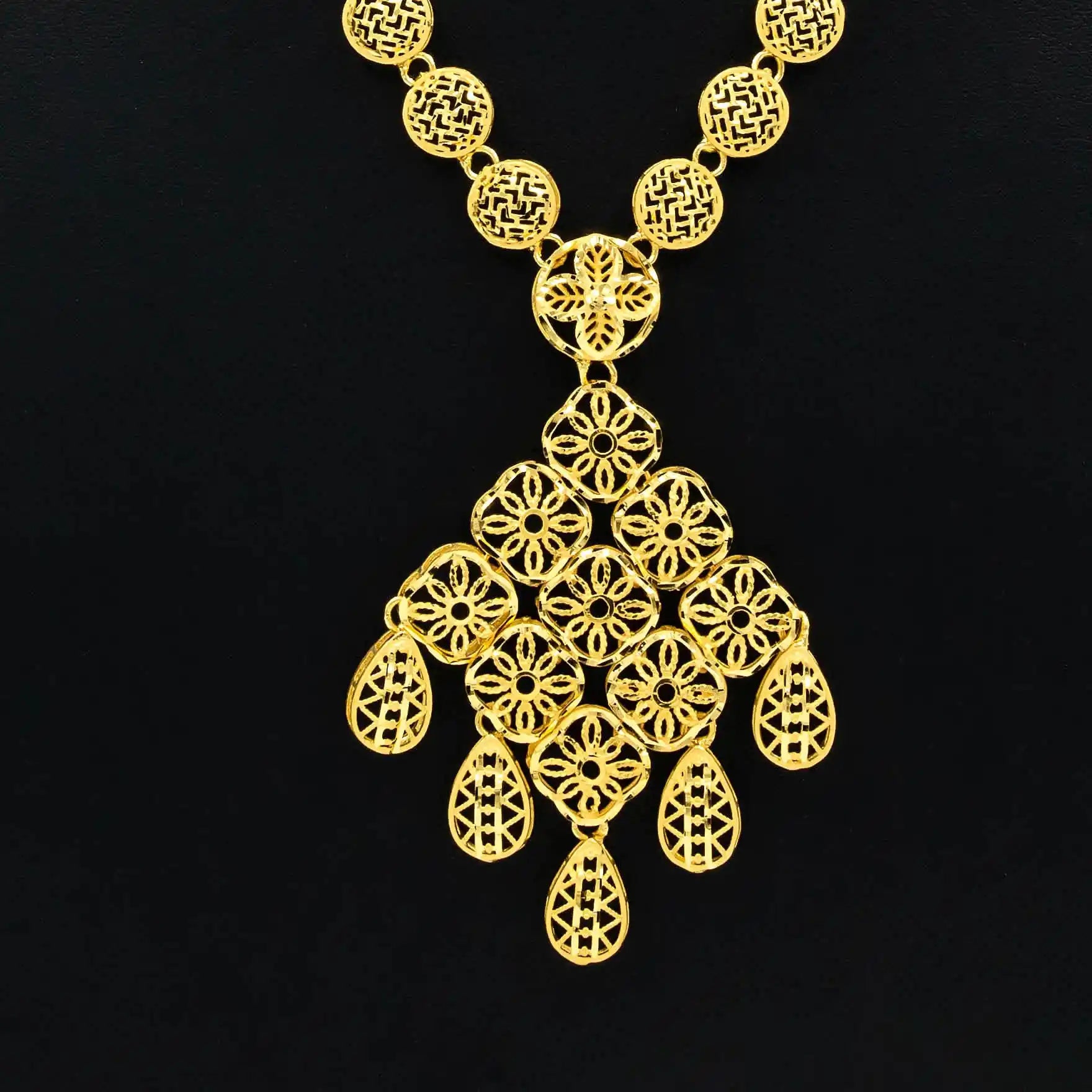 Golden Necklace PGNM16-055,PGHST110-041