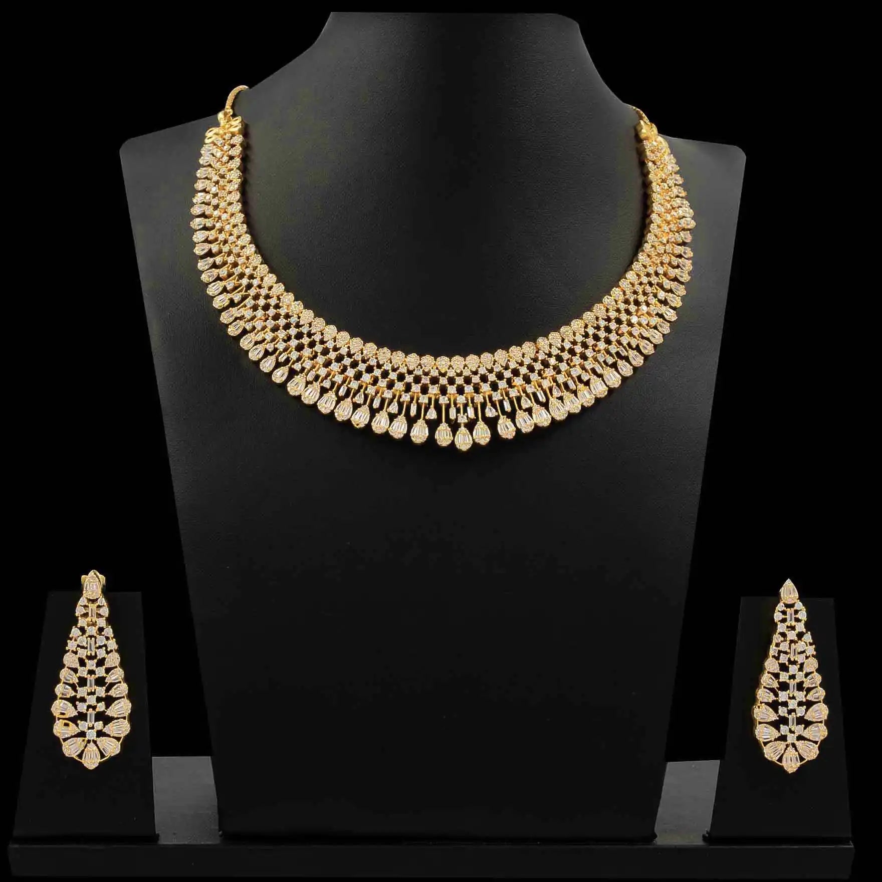 Designer Gold Plated Necklace Sets 