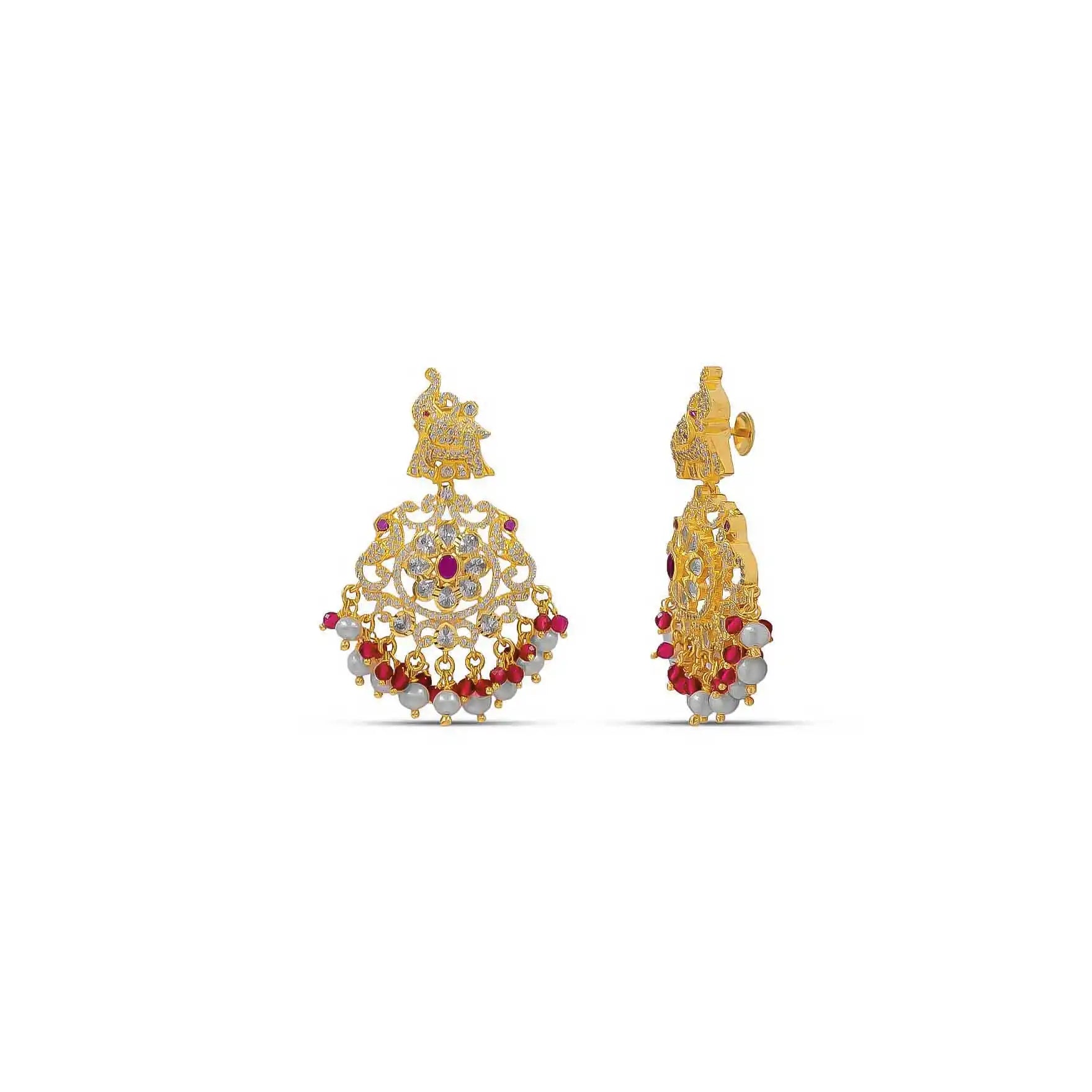 Premium Stone Necklace Short With Stud PMSNS11WR-0051, PMSHST52WR-053