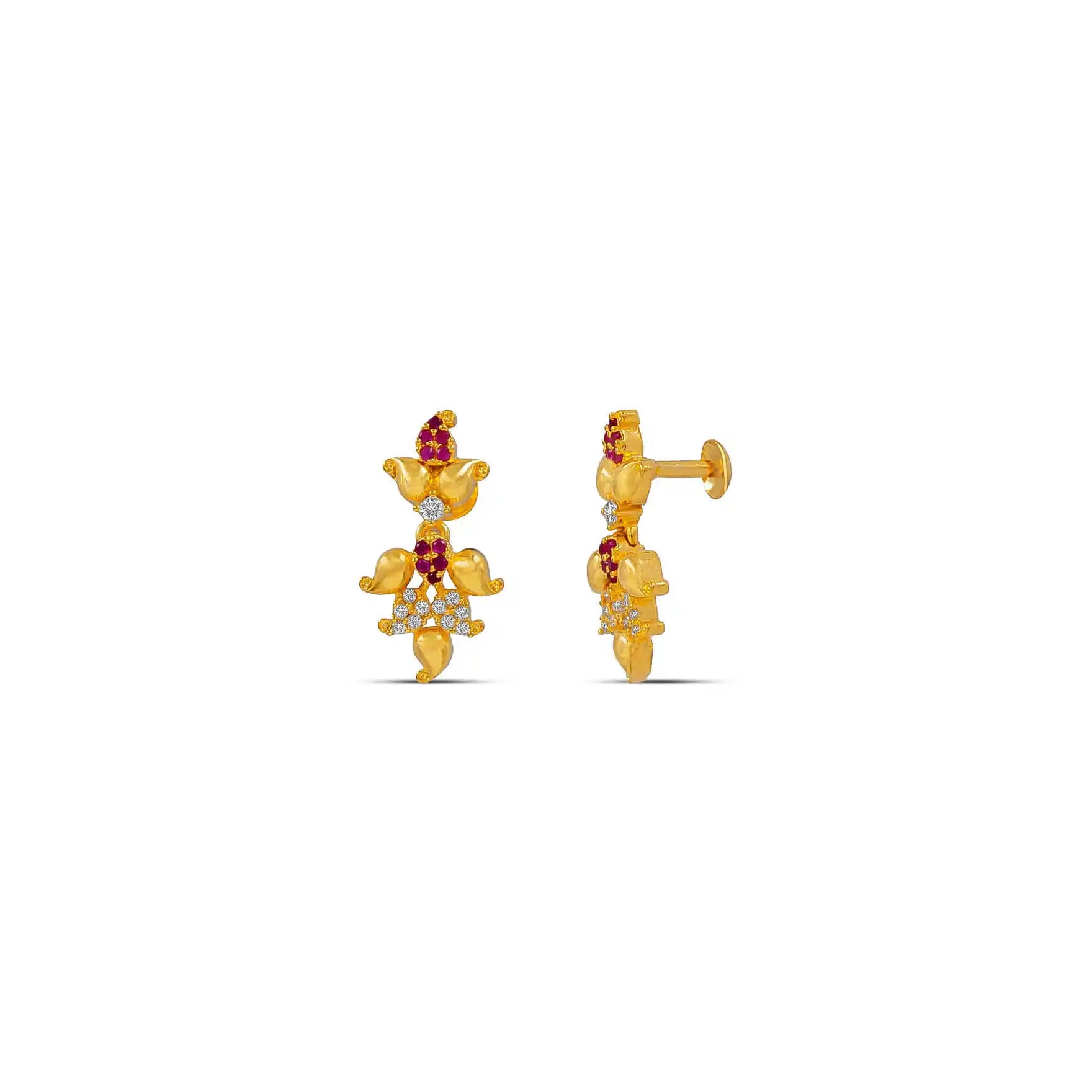 Stone necklace stud PSNS117WR-034, PSHST20WR-021