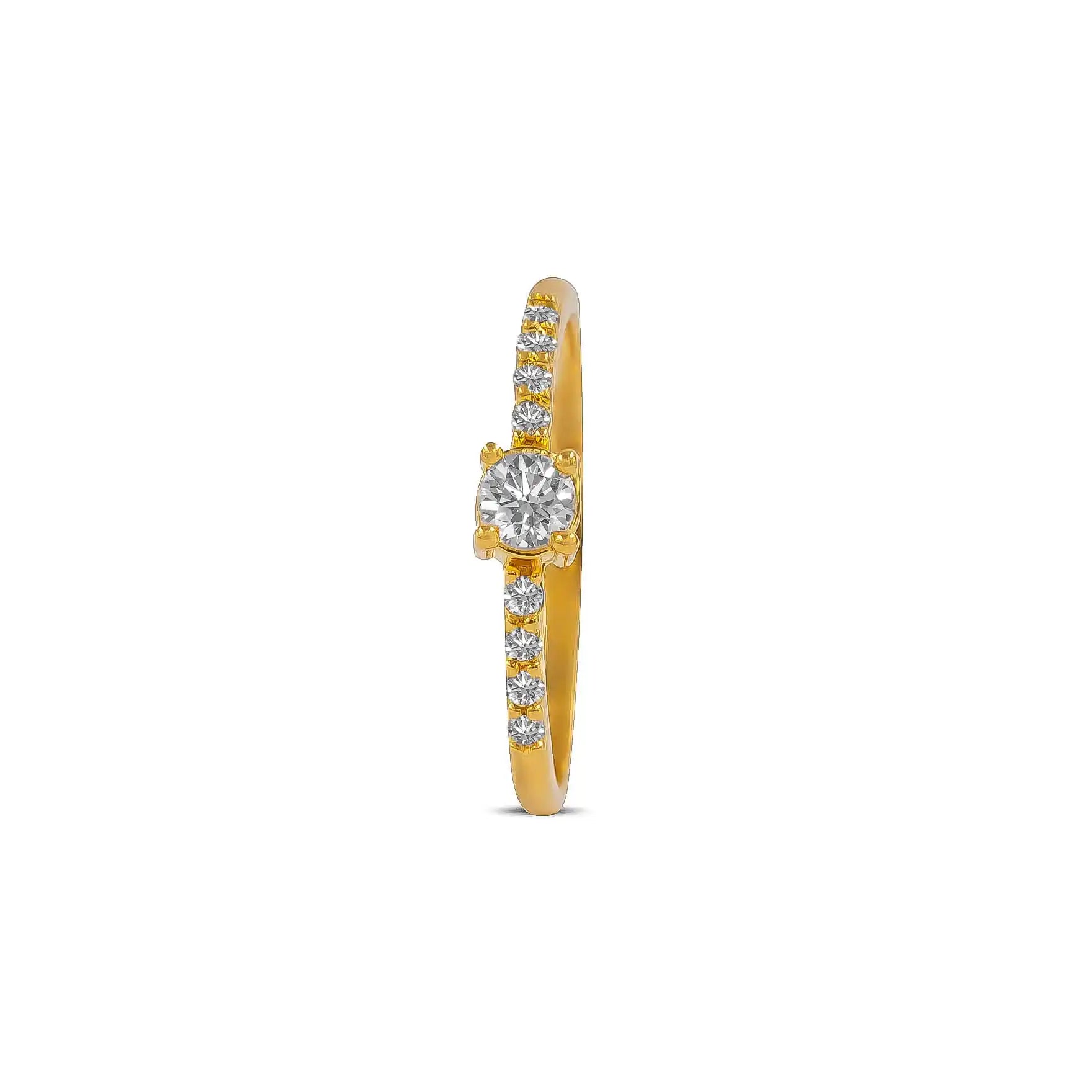 GOLDEN STONE RING PSR35W-041