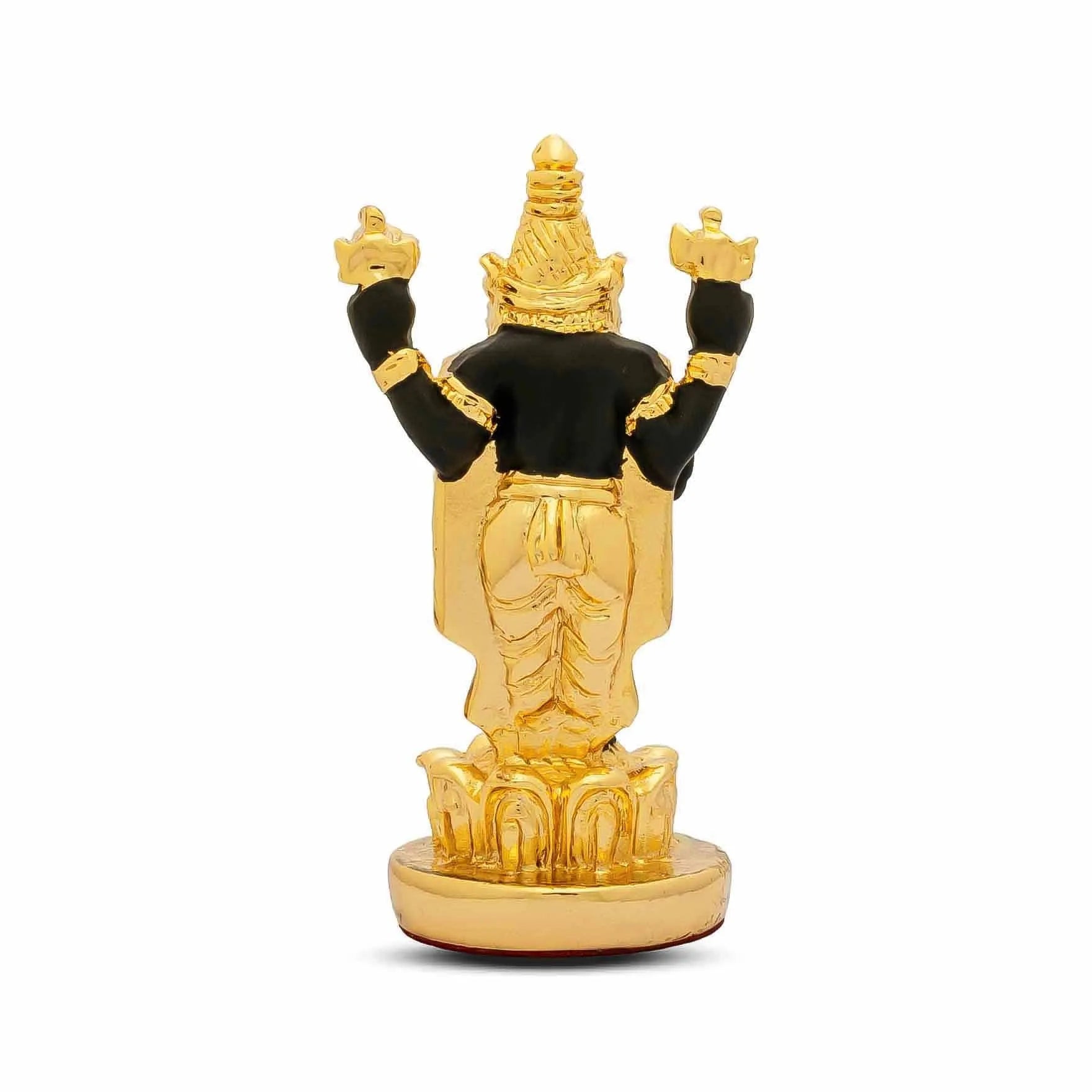 Venkateswara Idol – Traditional Black & Gold Finish PIDRBT14-002