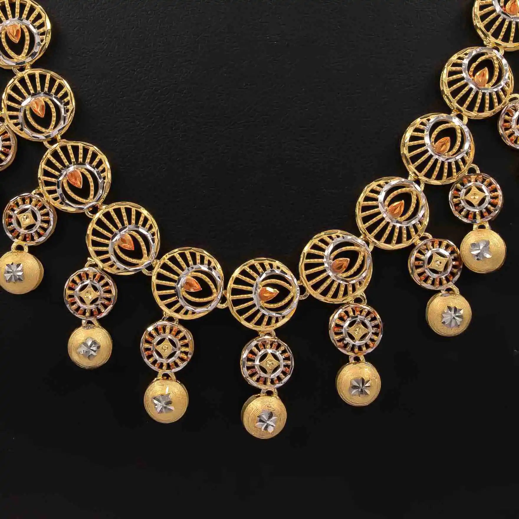 Rhodium Necklace PRGNS34-006