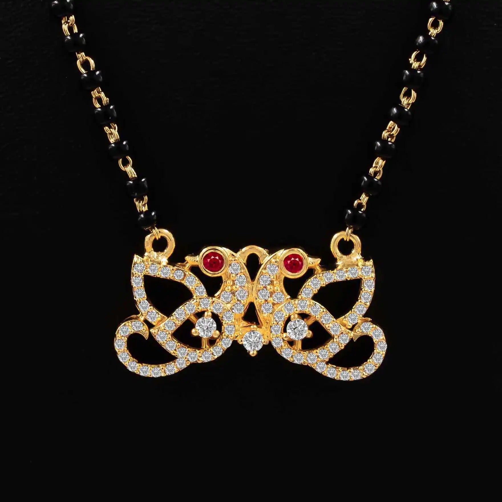 Karimani (Mangalsutra) Stone Necklace PLKM20-083
