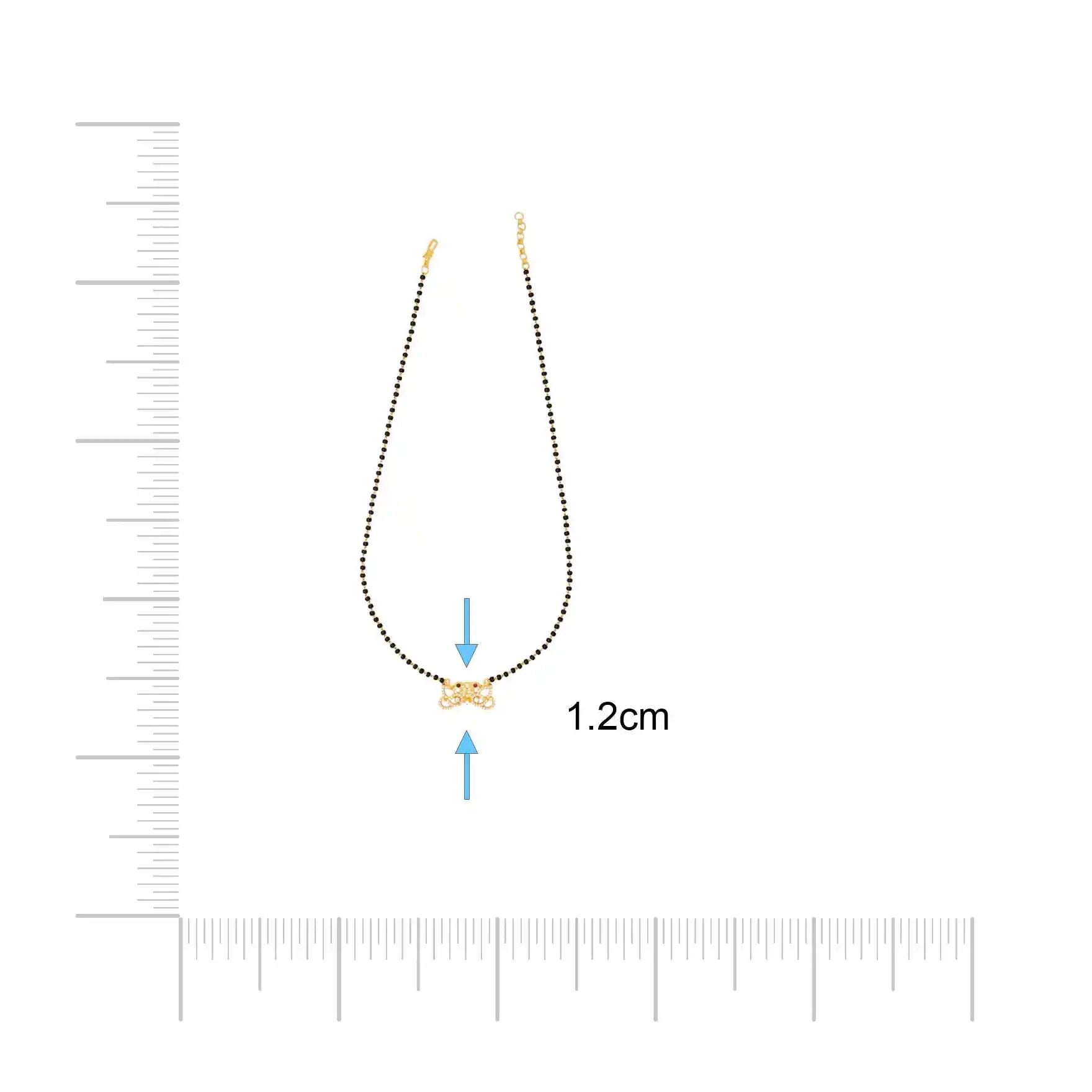 Karimani (Mangalsutra) Stone Necklace PLKM20-083