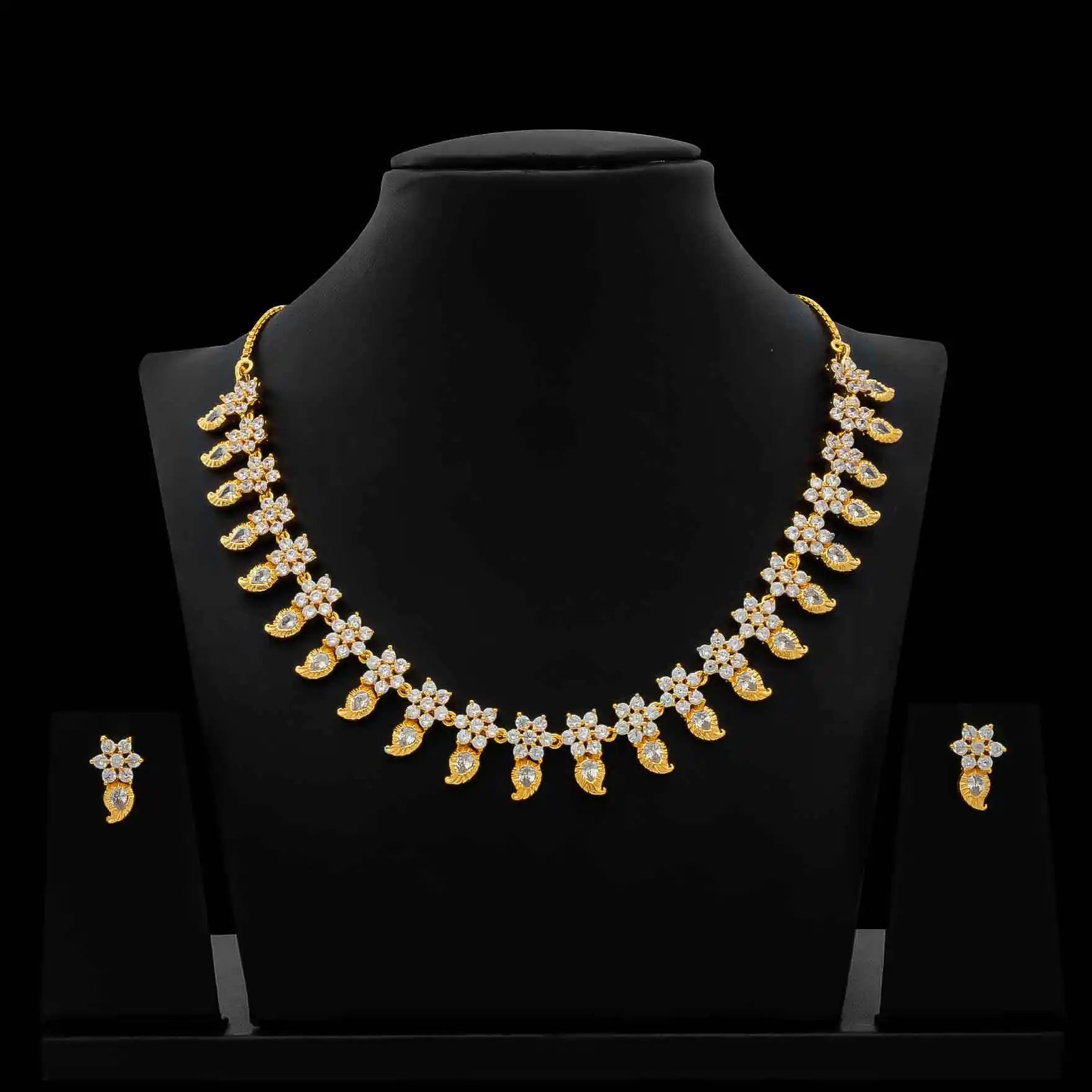 Stone Studded Necklace Set
