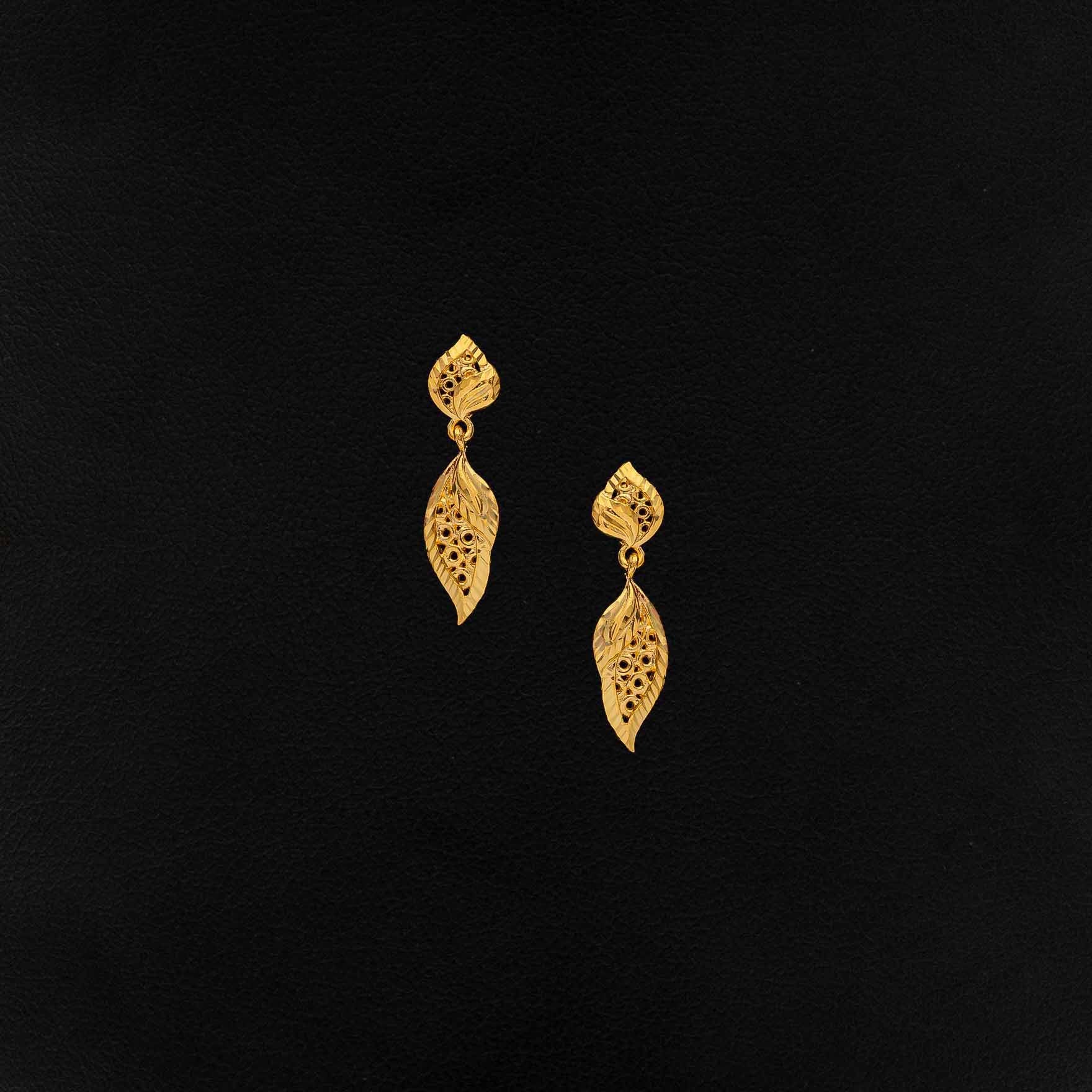 Golden Hanging Stud PGHST342-001