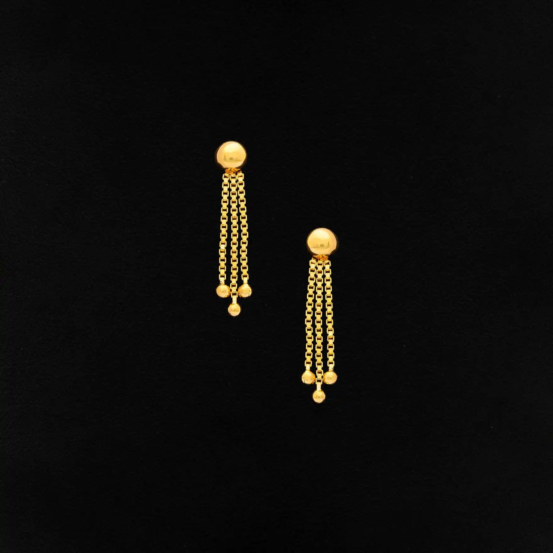 GOLDEN HANGING STUD PGHST214-001