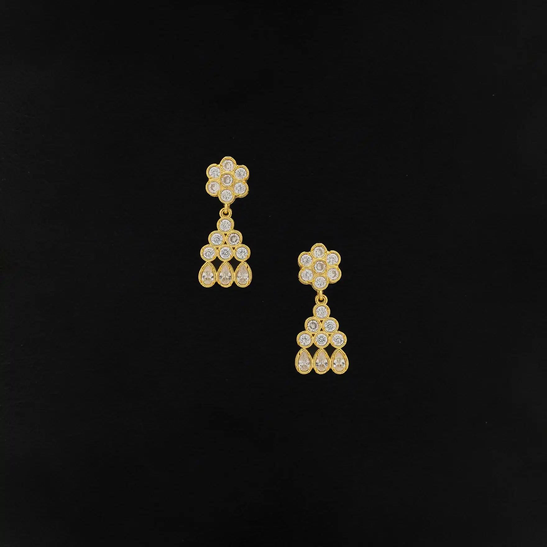 STONE NECKLACE LONG WITH GOLDEN STUD PSNS95W-036, PSHST121W-061