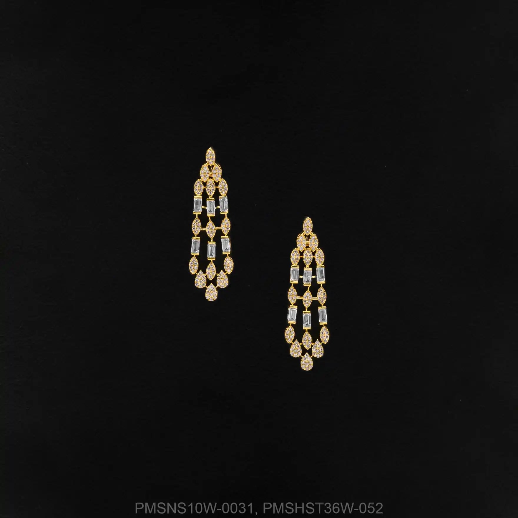 Premium Stone Necklace with Stud PMSNS10W-0031, PMSHST36W-052