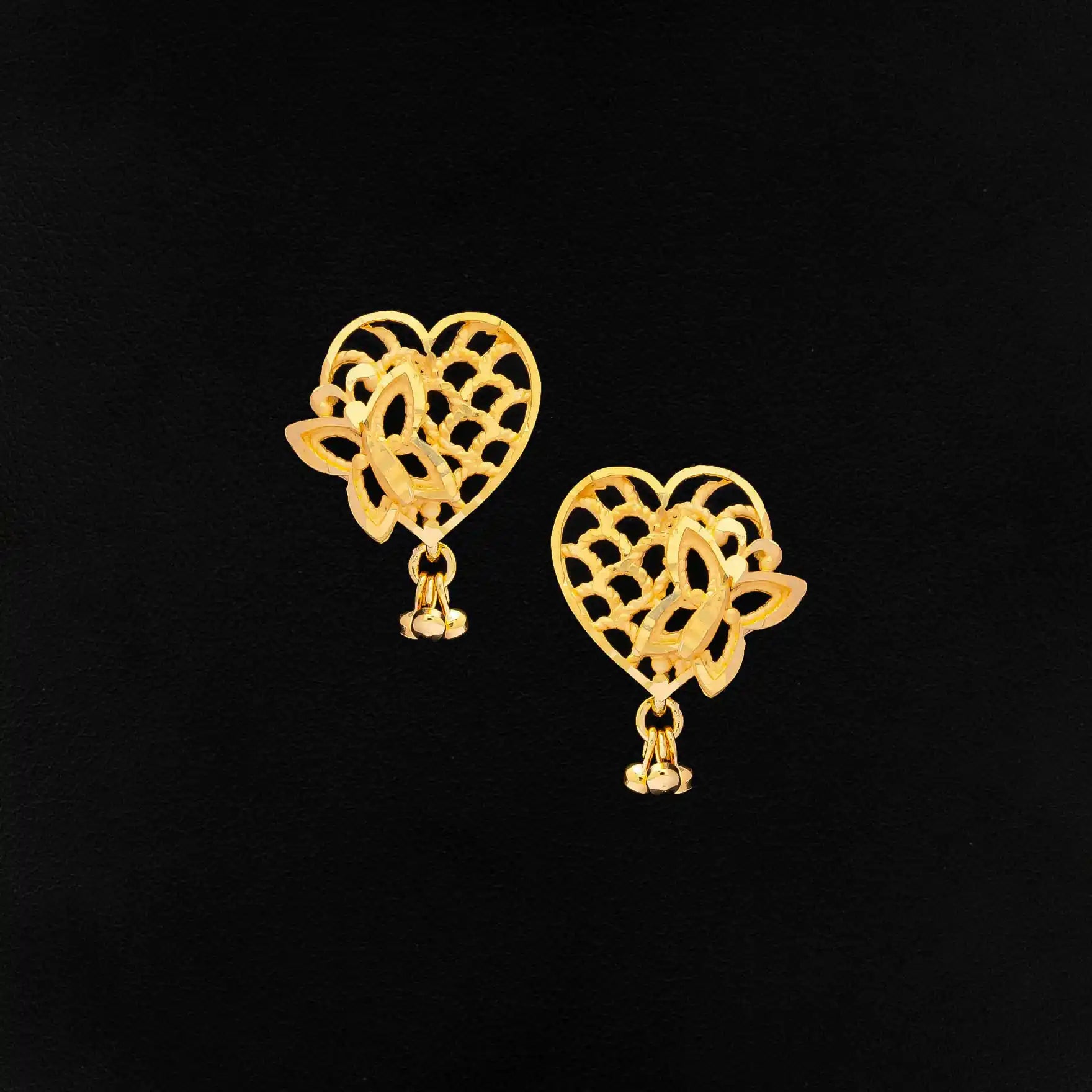 GOLDEN HANGING STUD PGHST348-001