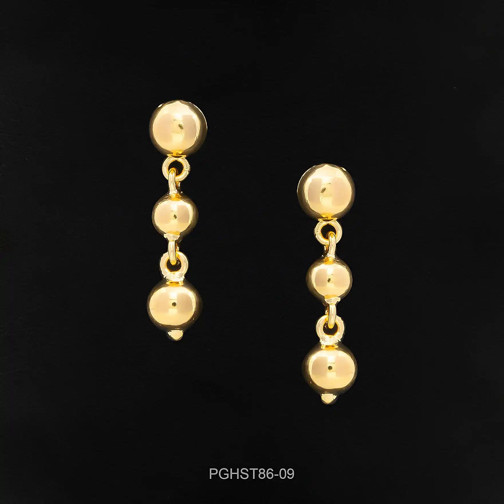 GOLDEN HANGING STUD PGHST86-09