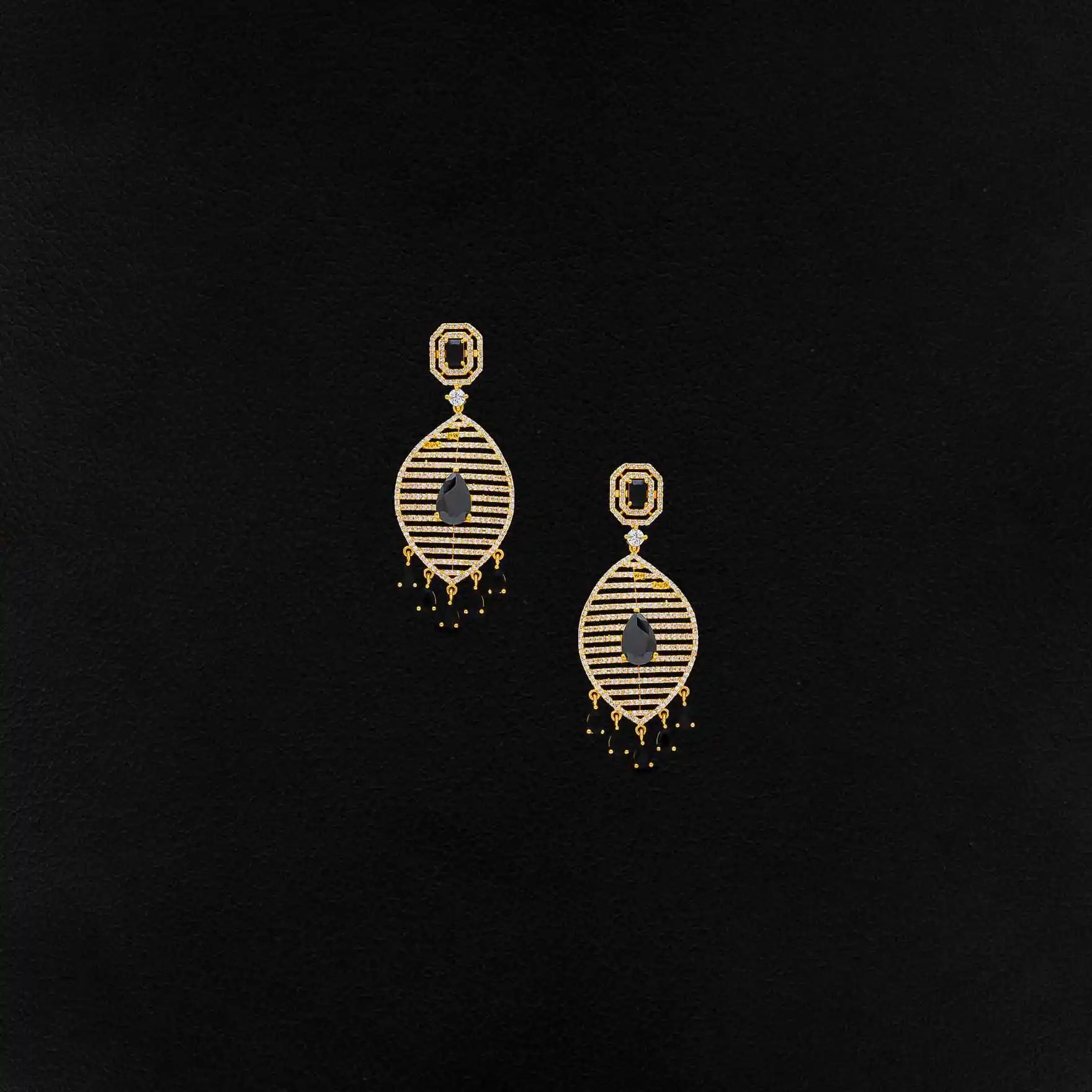 Premium Stone Hanging Stud PMSHST7WB-054