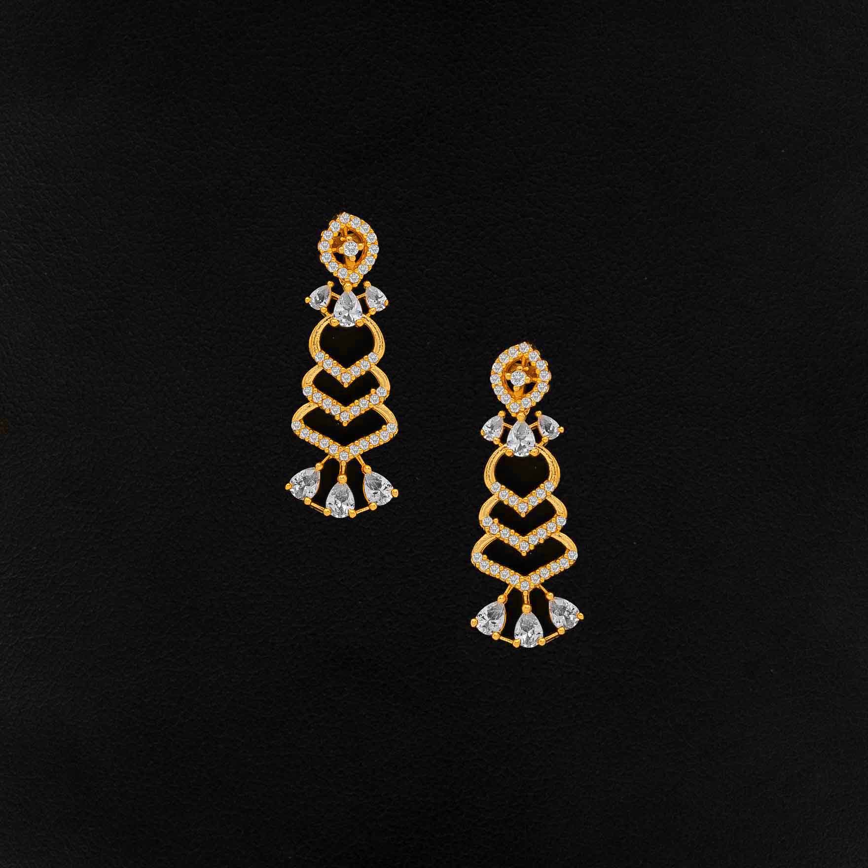 Premium Stone Hanging Stud PMSHST61W-022