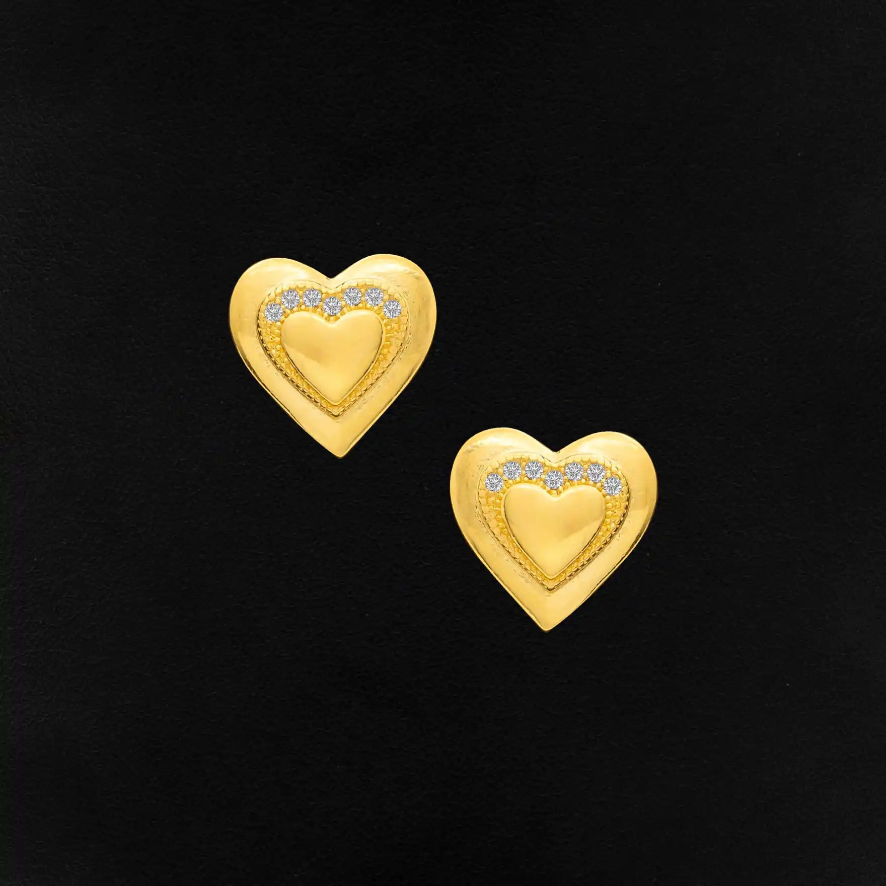 STONE EARRING PSST201W-001