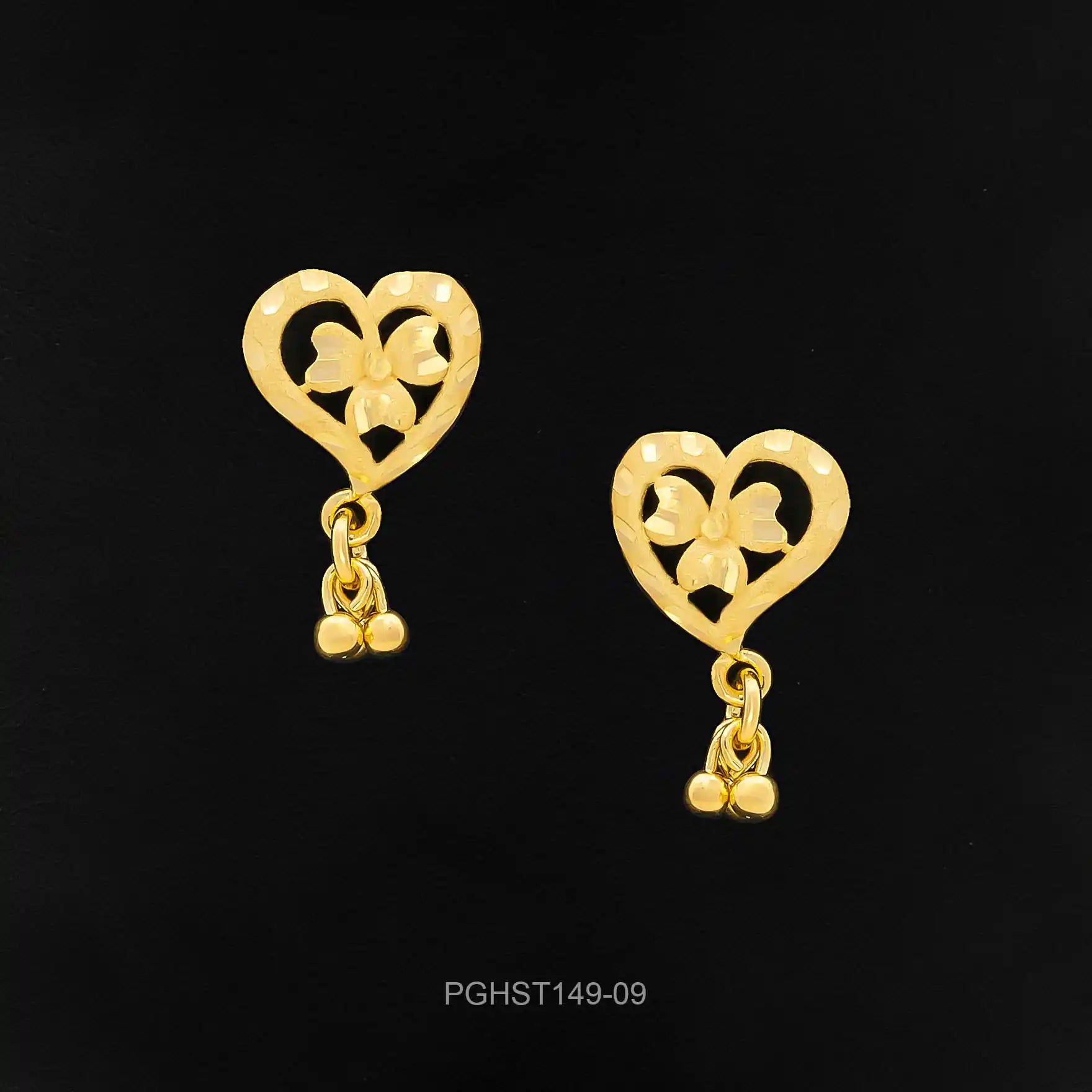 GOLDEN HANGING STUD PGHST149-09