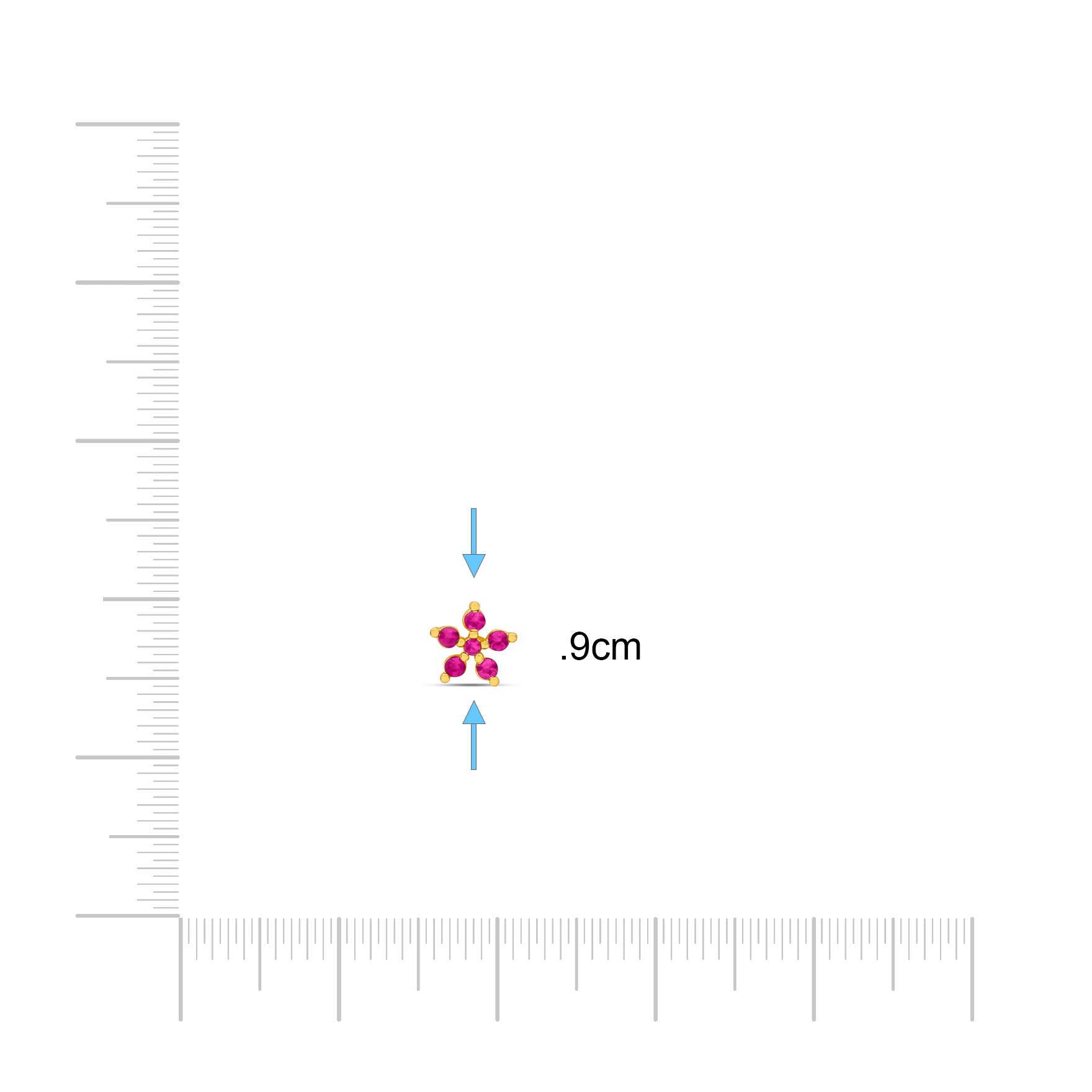 PKT STONE STUD PSST104R-07