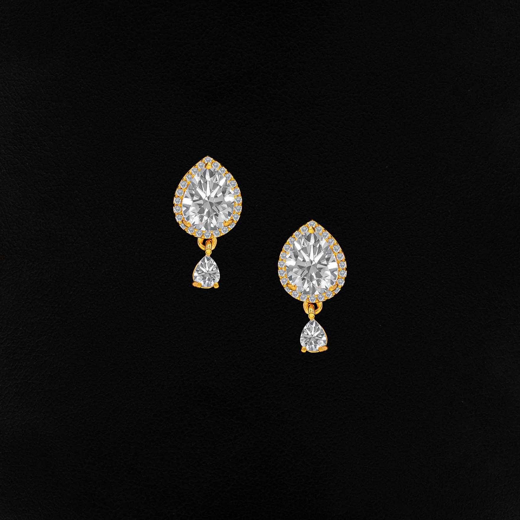 Premium Stone Hanging Stud PMSHST56W-022