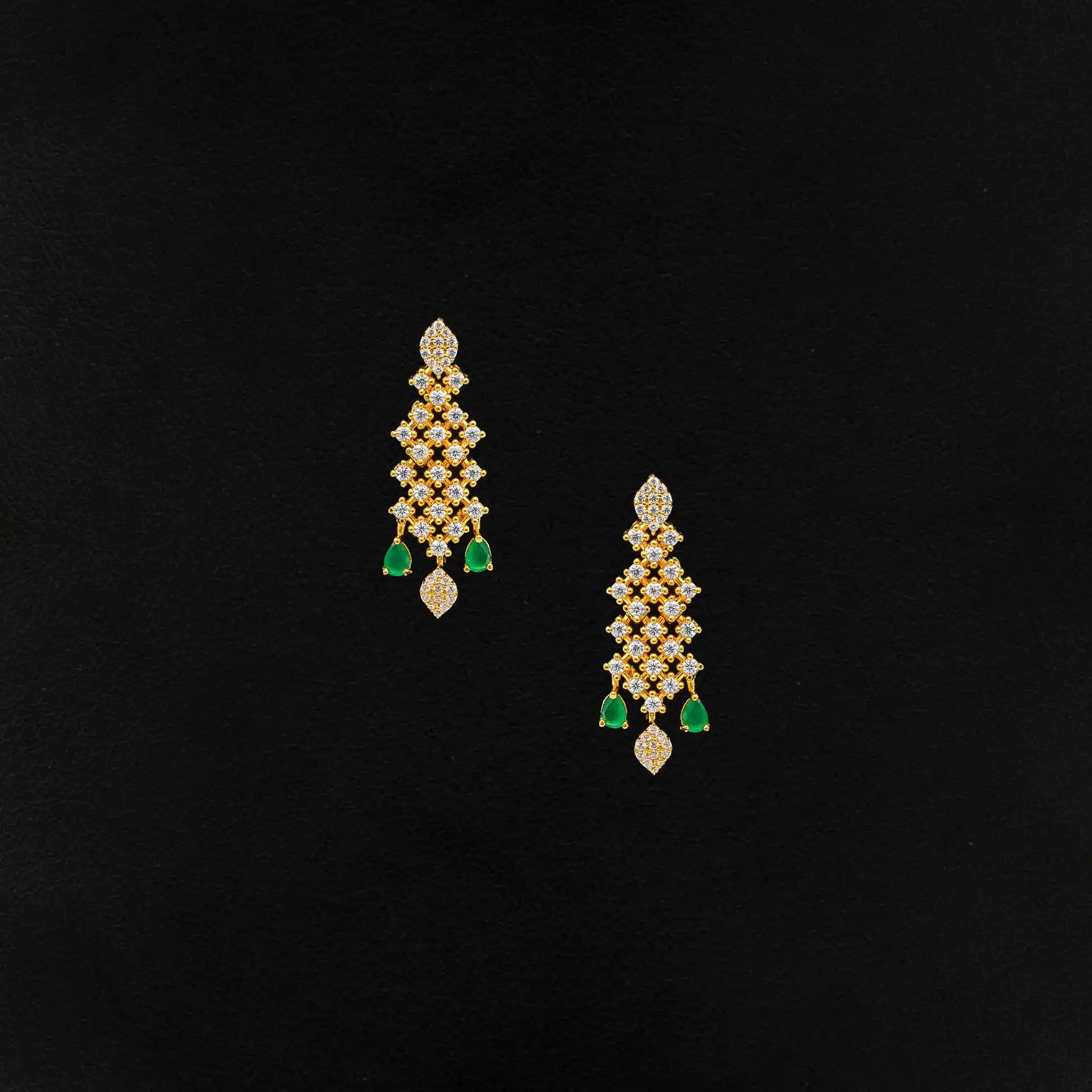 PREMIUM STONE NECKLACE WITH STUD PMSNL3WG-0041, PMSHST71WG-052