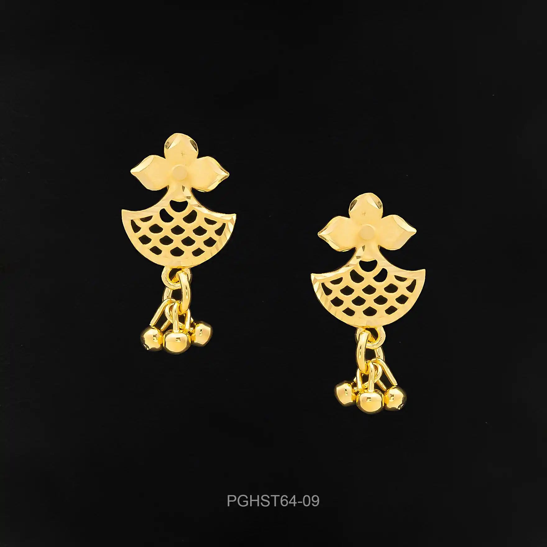 GOLDEN HANGING STUD PGHST64-09