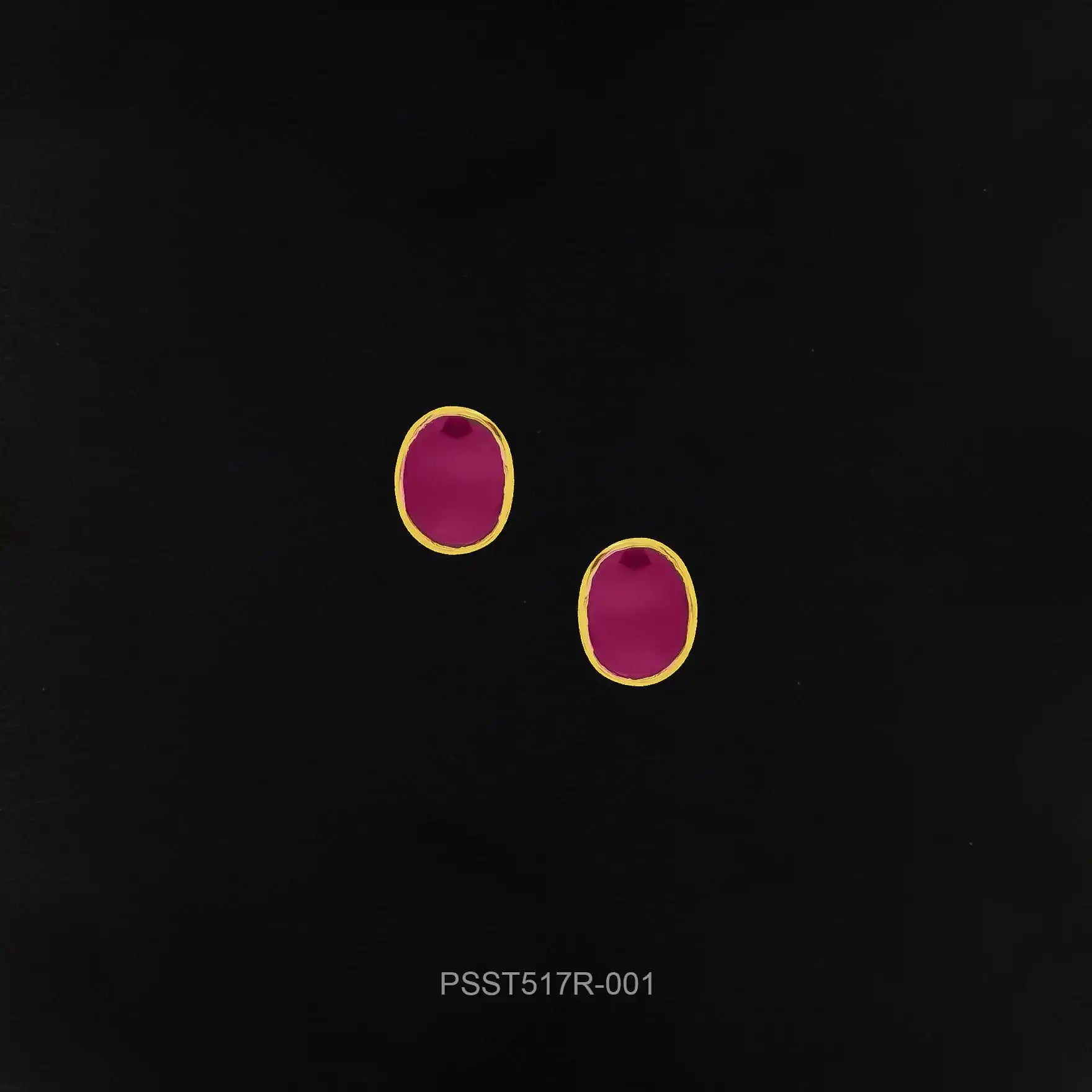 STONE EARRING PSST517R-001