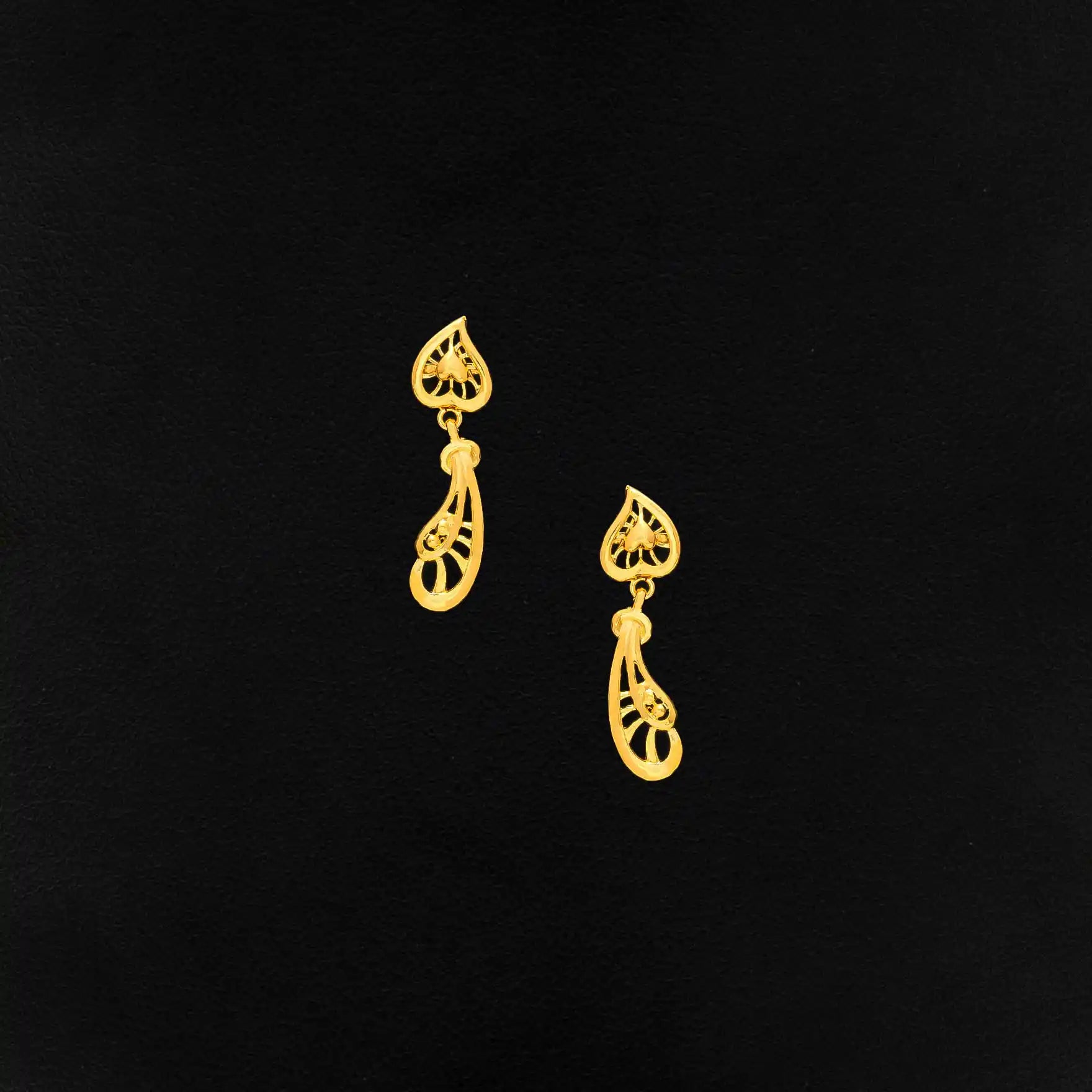 GOLDEN HANGING STUD PGHST286-001