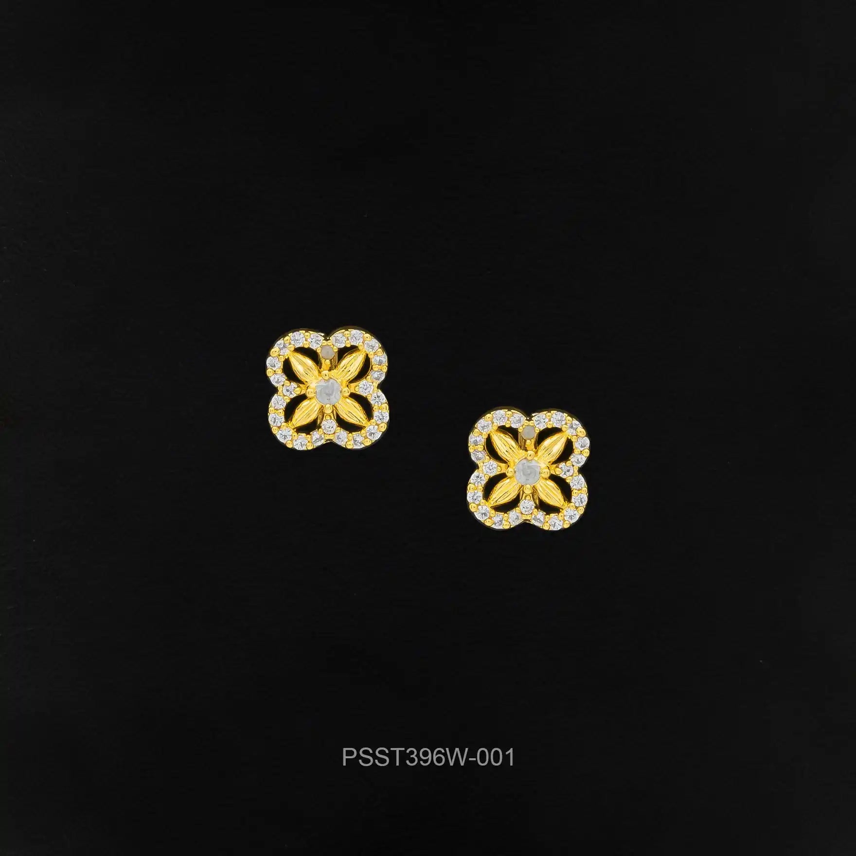 STONE EARRING PSST396W-001