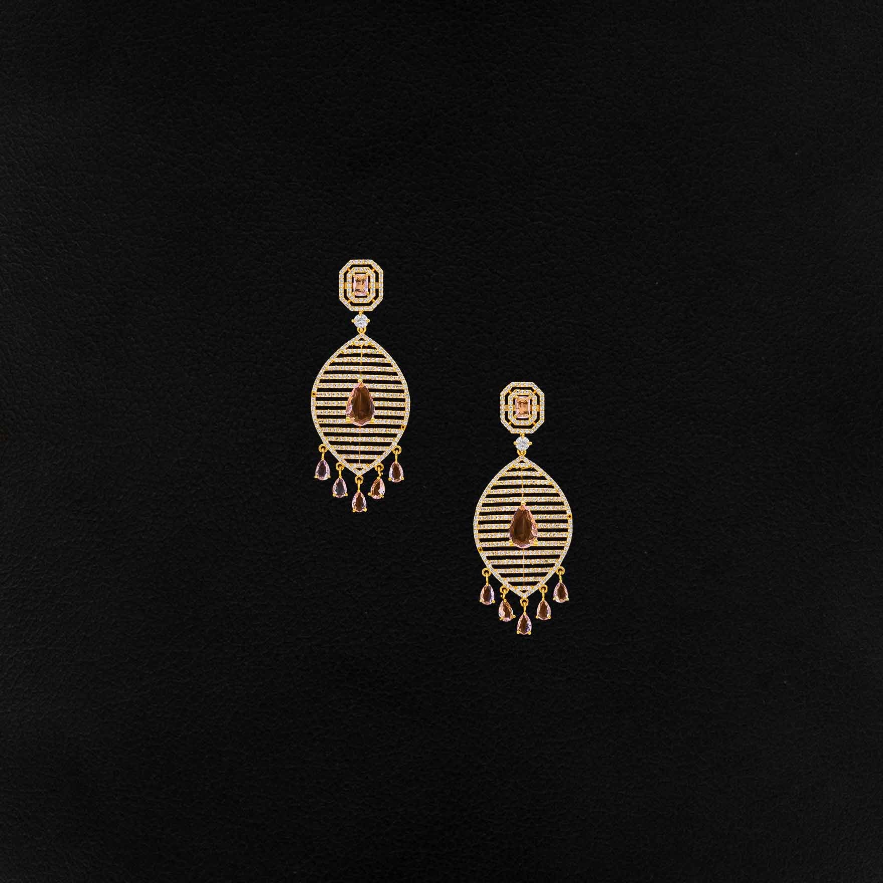 Premium Stone Hanging Stud PMSHST7WPN-054