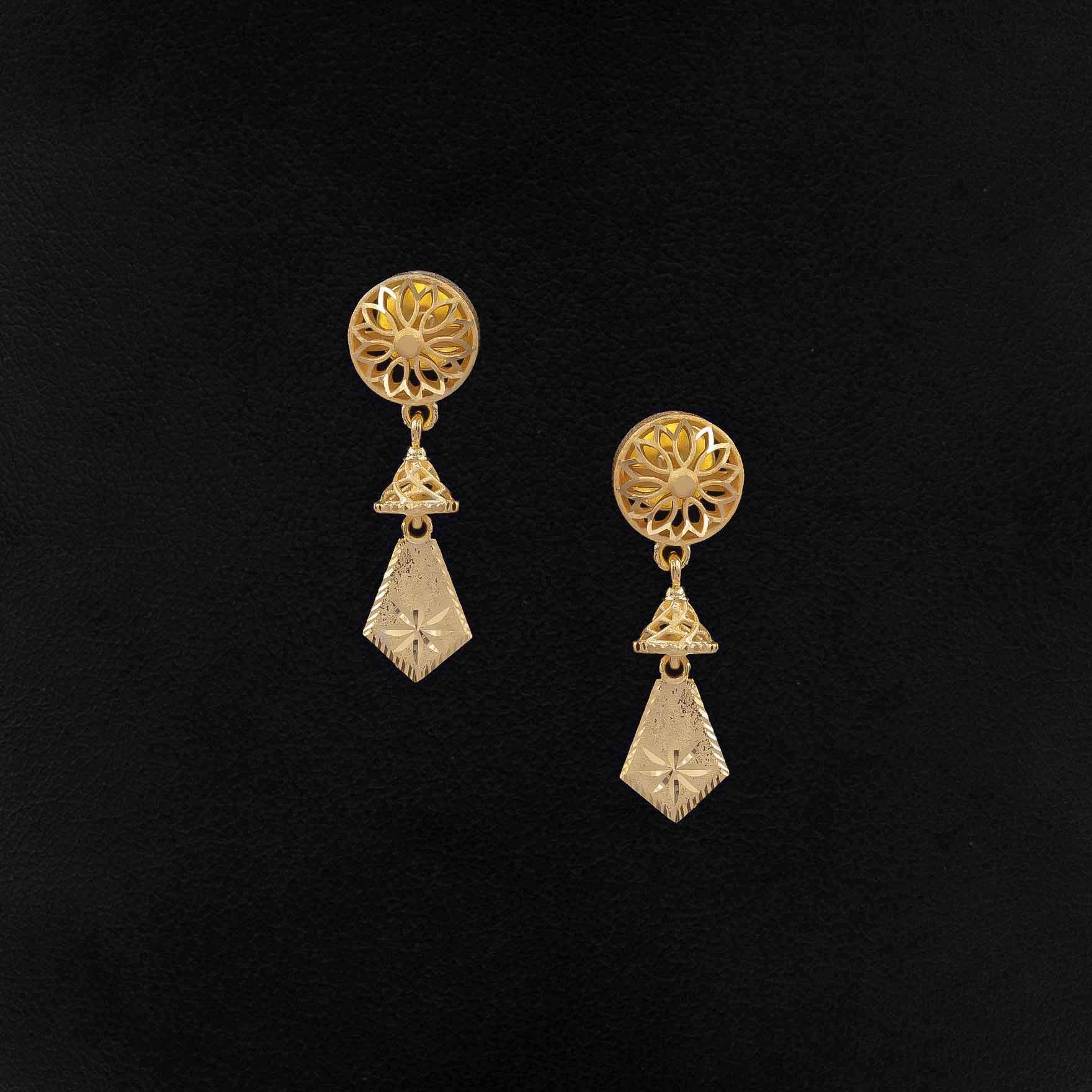 Golden Hanging Stud PGHST20-011