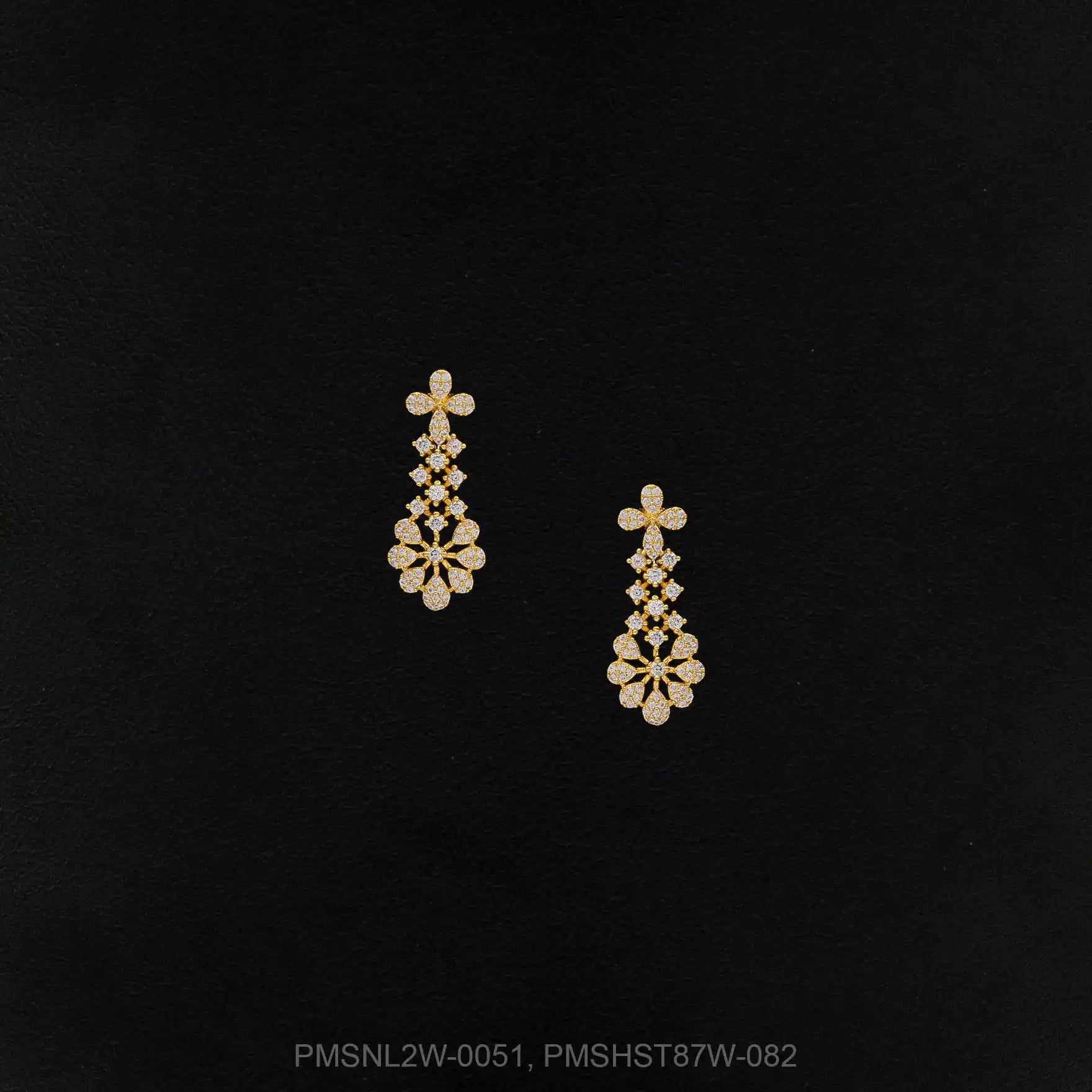 Premium Stone Necklace with Stud PMSNL2W-0051, PMSHST87W-082