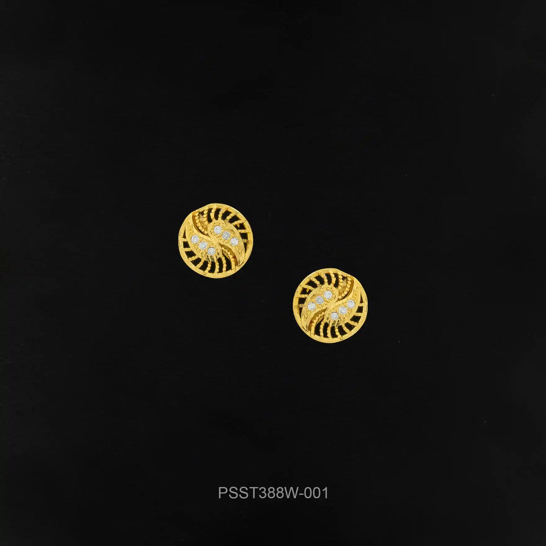 STONE EARRING PSST388W-001