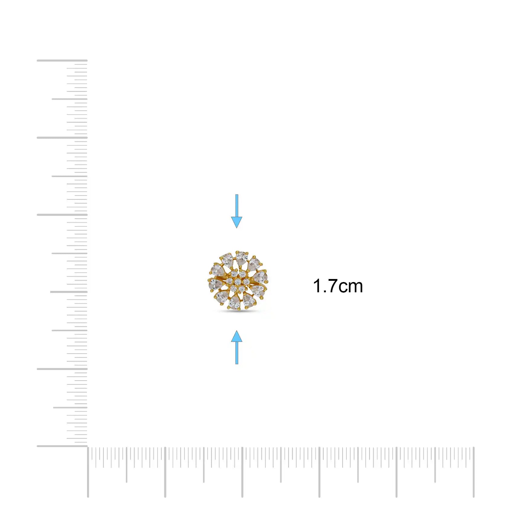 STONE EARRING PSST218W-041